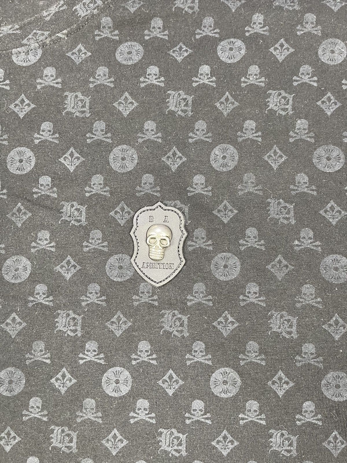 Beauty Beast Be Ambition Skull Full Printed All Over Back Hit Shirt Size US XL / EU 56 / 4 - 8 Thumbnail