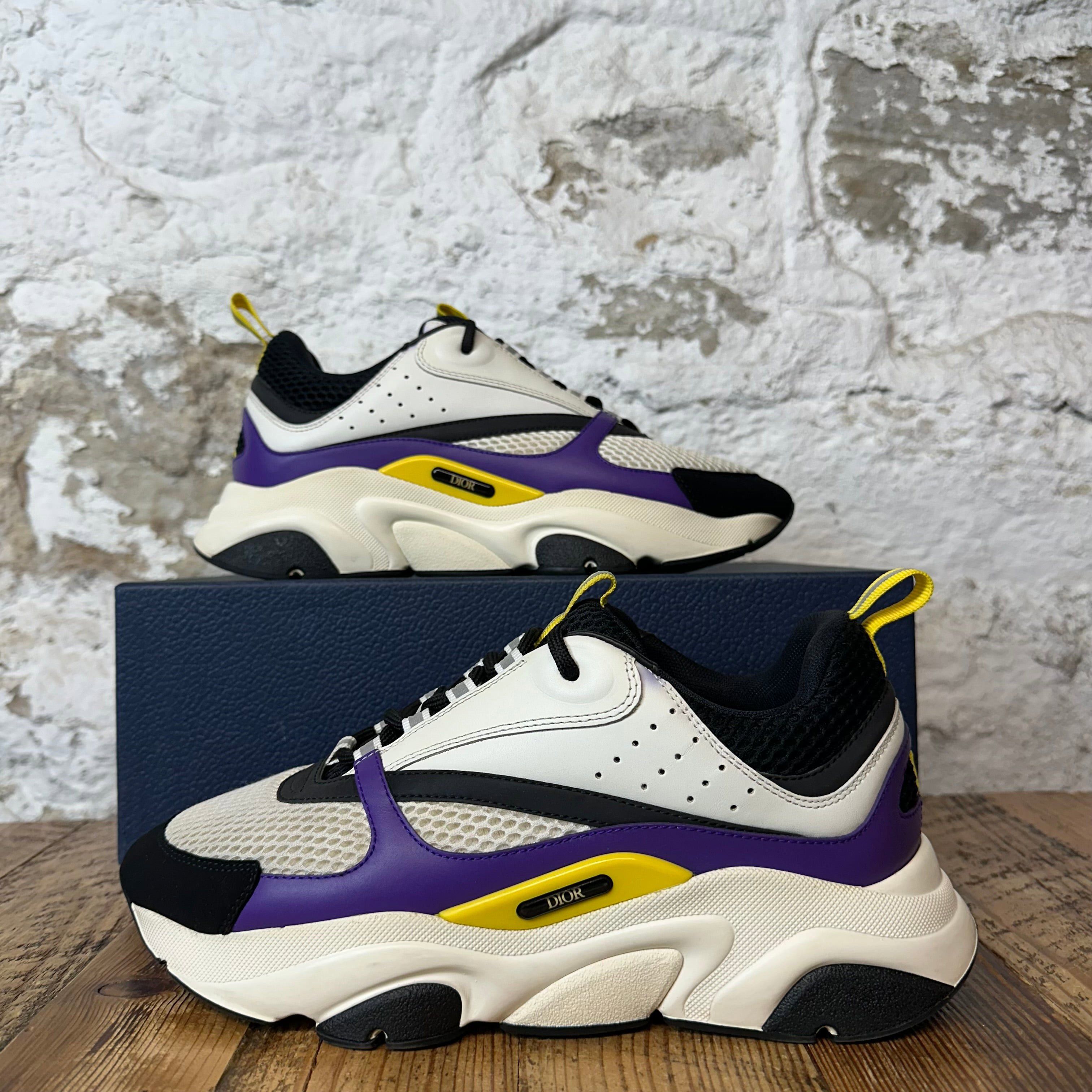 Dior Dior B22 Yellow Purple White Sneaker Sz 8 (41) Size US 8 / EU 41 - 1 Thumbnail