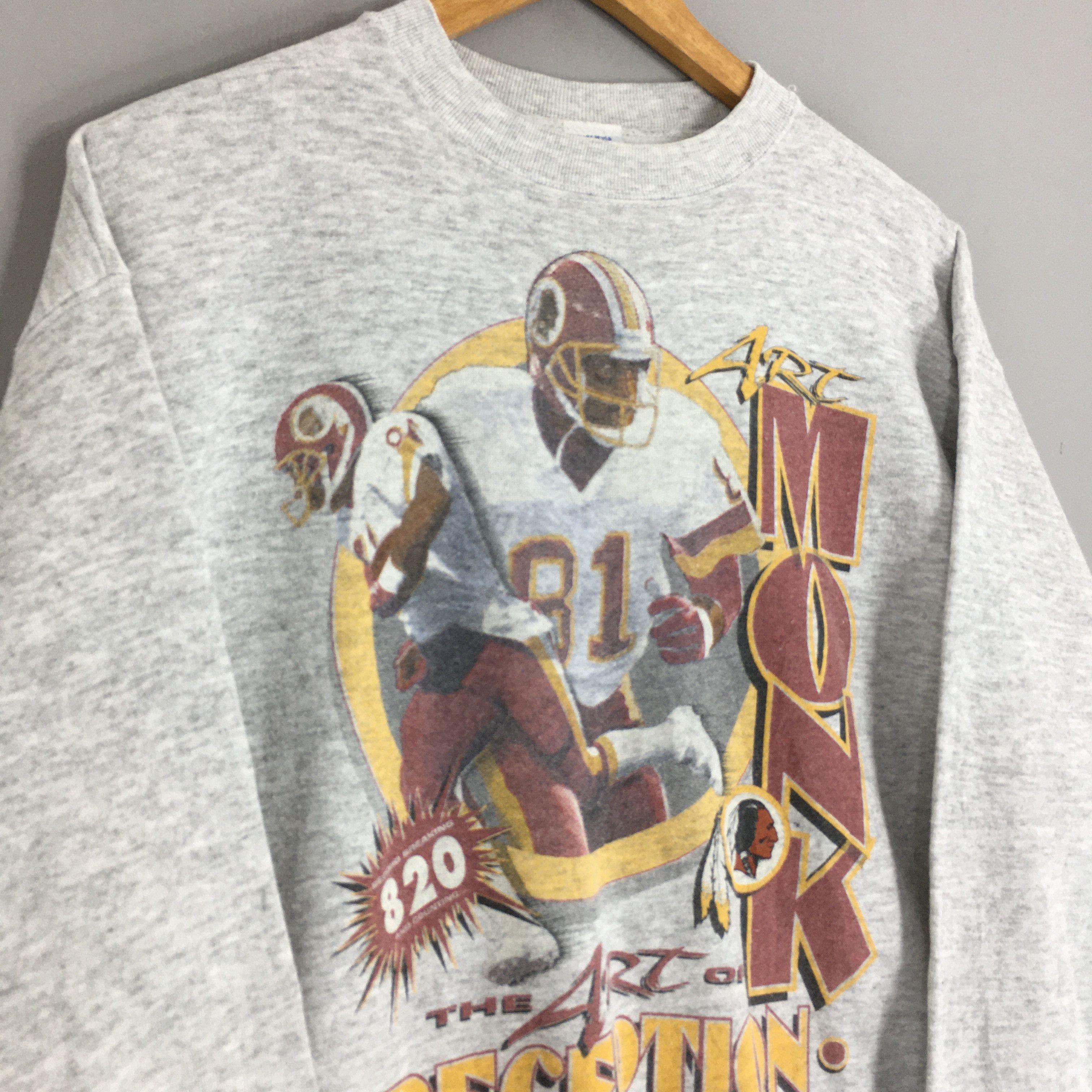 NFL × Vintage Vintage 90s Washington Redskins NFL Sweatshirt Large Size US L / EU 52-54 / 3 - 4 Thumbnail