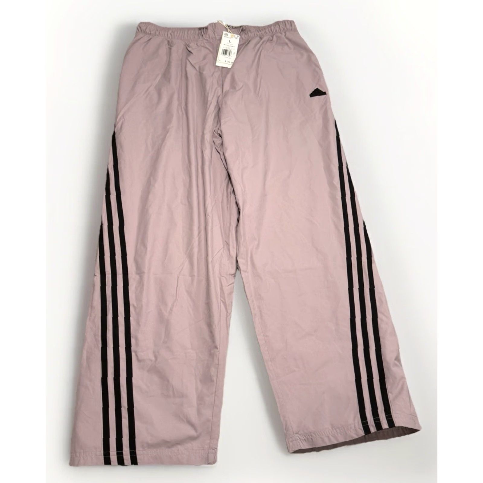 Adidas VINTAGE Adidas Future Icons 3 Stripes Tracksuit Pants Purple Large Adult Pants 32in Waist 27.5in Inseam Women Size 36" / US 14 / IT 50 - 3 Thumbnail