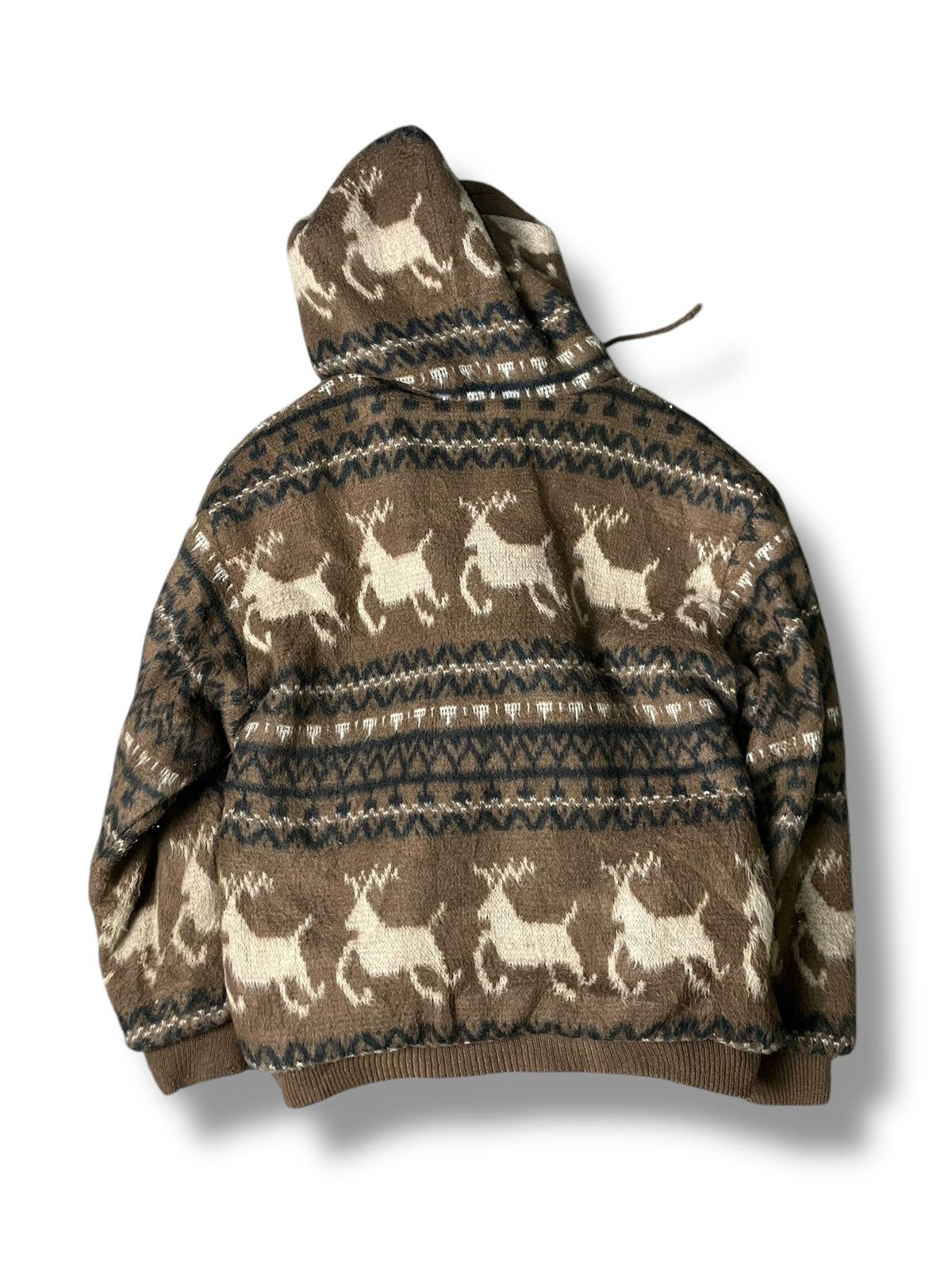 Japanese Brand × Vintage Vintage BREAKERS Deer Allover Print Hoodies (71) Size US M / EU 48-50 / 2 - 8 Thumbnail