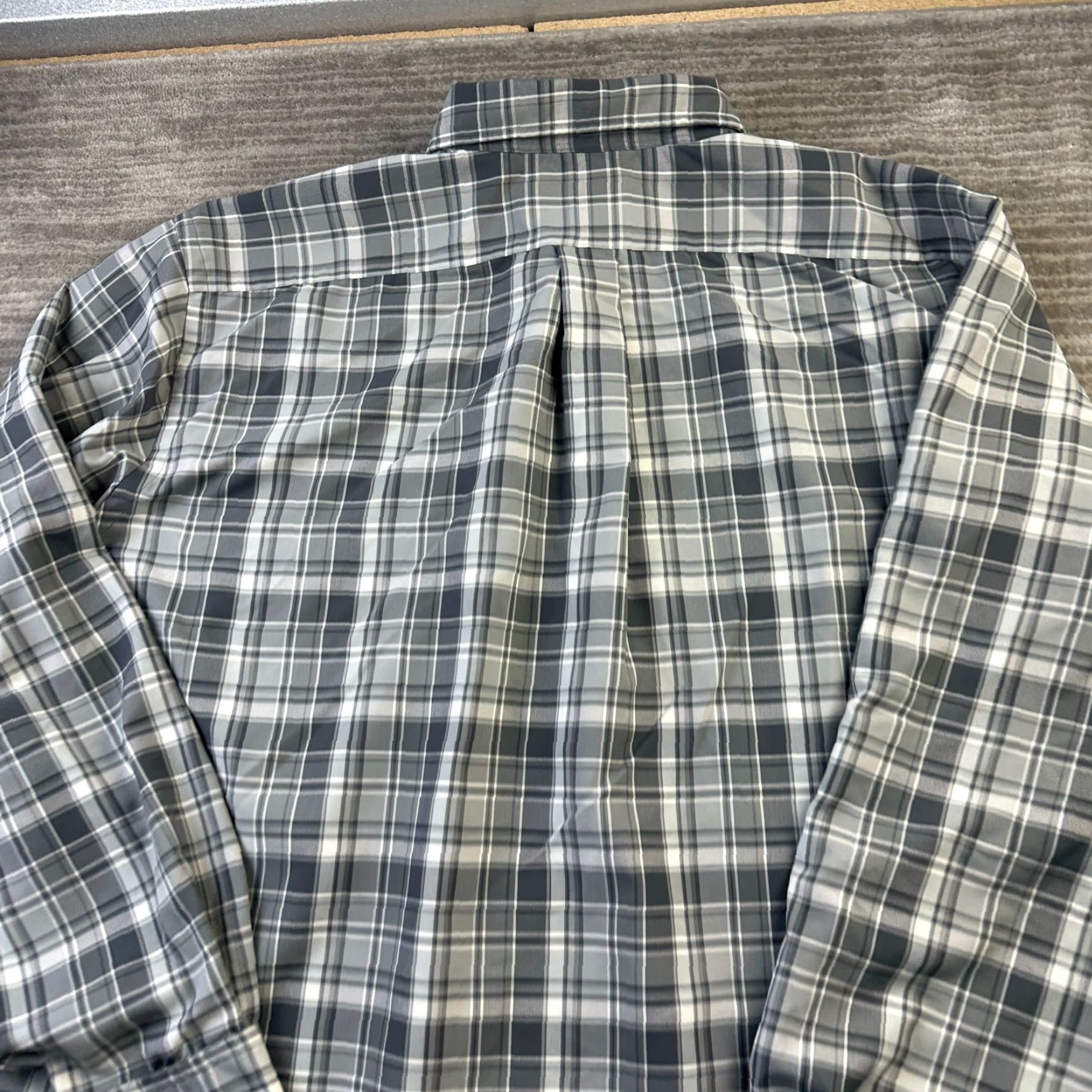 Polo Ralph Lauren Polo Ralph Lauren Shirt Mens 2XB 2XL Big Gray Performance Button Up Pony Size US XXL / EU 58 / 5 - 6 Thumbnail