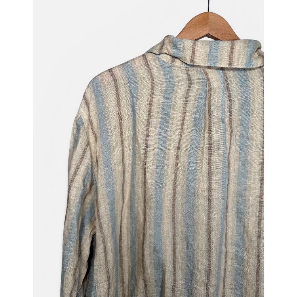 CP Shades NWOT CP Shades Mixed Plaid Linen Double Cloth Top size L Size L / US 10 / IT 46 - 9 Thumbnail