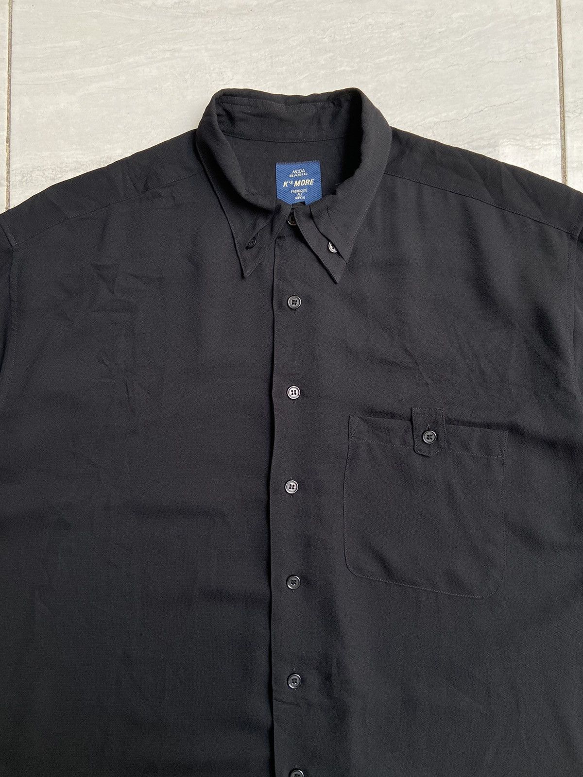 Isamu Katayama Backlash K’S Kadoya MORE MODA BASIC Black Shirt Size US L / EU 52-54 / 3 - 3 Thumbnail