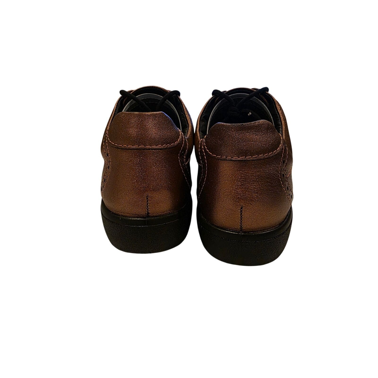 Hilo Hattie Hotter Metallic Bronze Wingtip Oxford Shoes Womens 7.5 Size US 7.5 / IT 37.5 - 6 Thumbnail