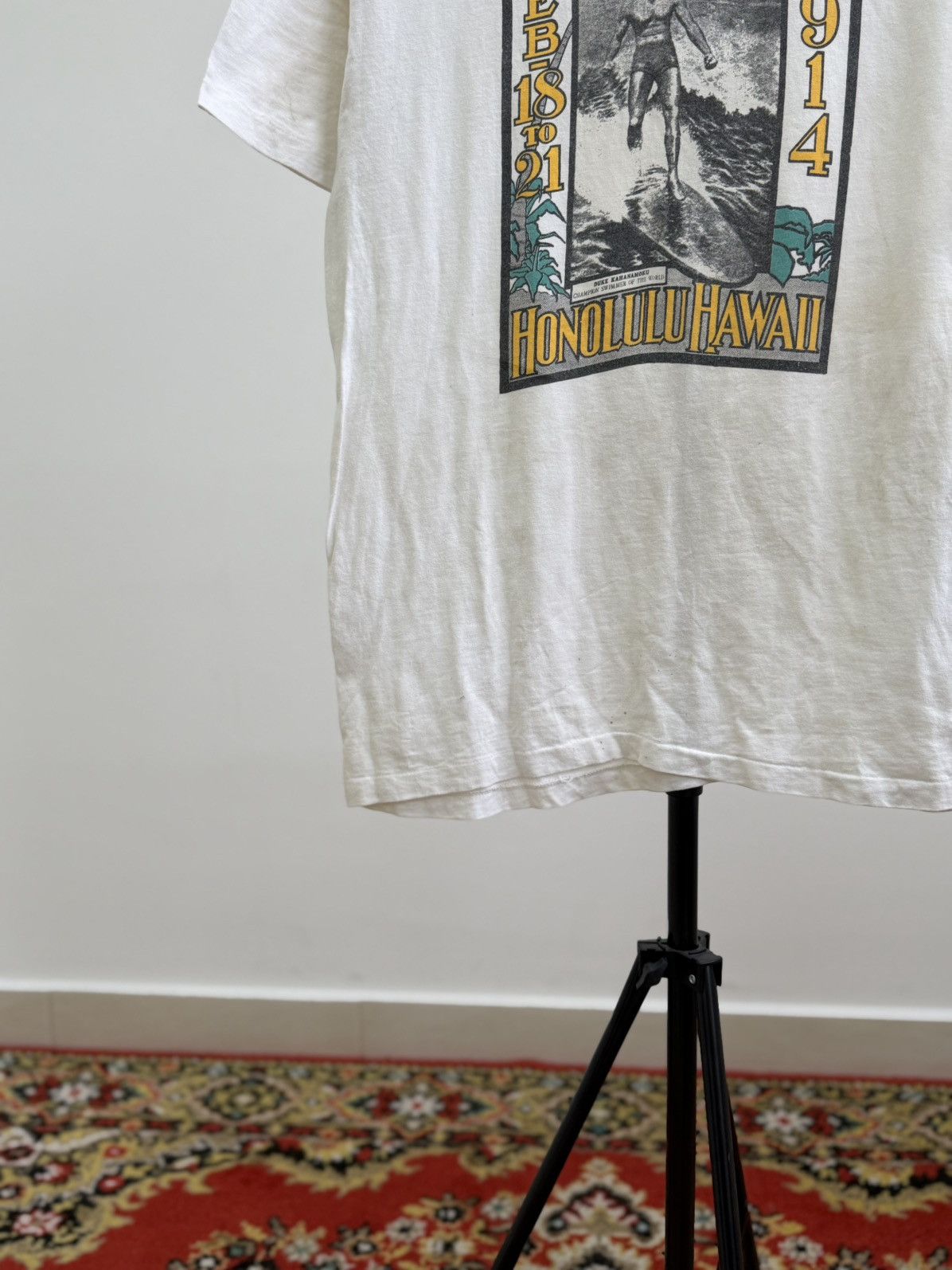 Other 90s Vintage Hawaii Champion Surf Swimmer Surfer T-Shirt Y2K Size US M / EU 48-50 / 2 - 3 Thumbnail