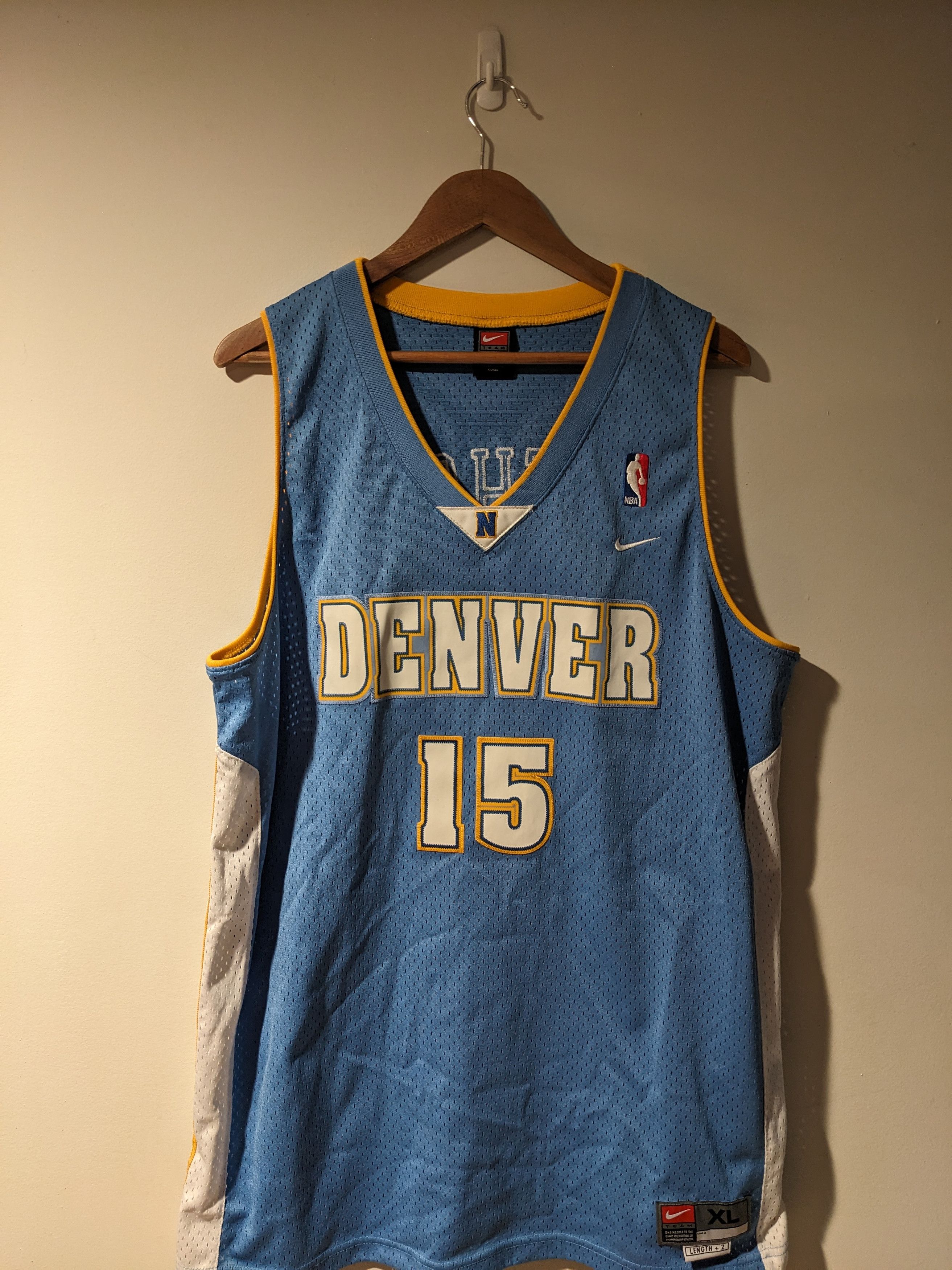 Nike × Vintage Vintage Y2k Denver Nuggets Anthony Nike Basketball Jersey Size US XL / EU 56 / 4 - 1 Thumbnail