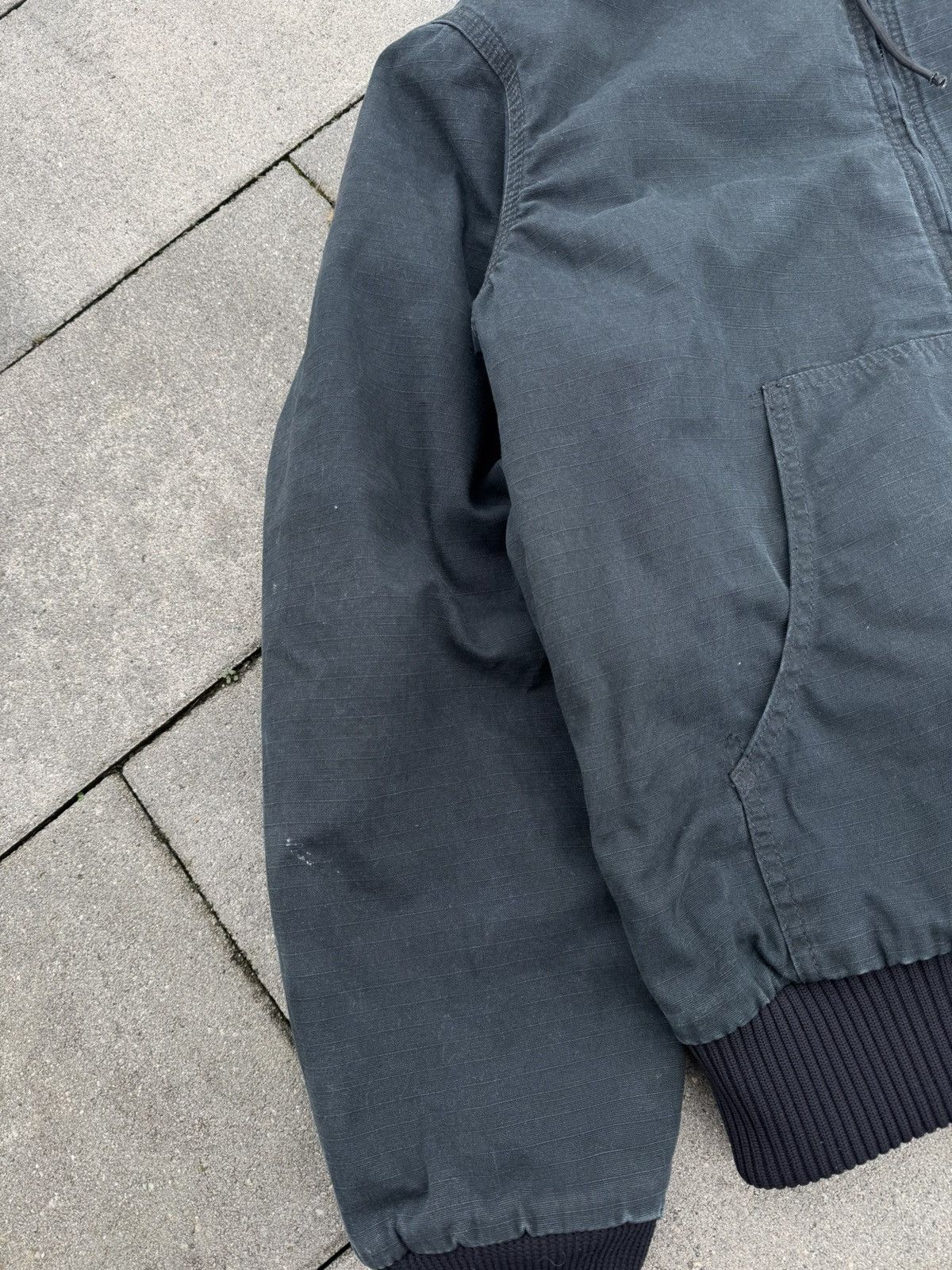 Carhartt × Vintage Carhartt Active Jacket Navy Washed Distressed Baggy Vintage Size US L / EU 52-54 / 3 - 6 Thumbnail