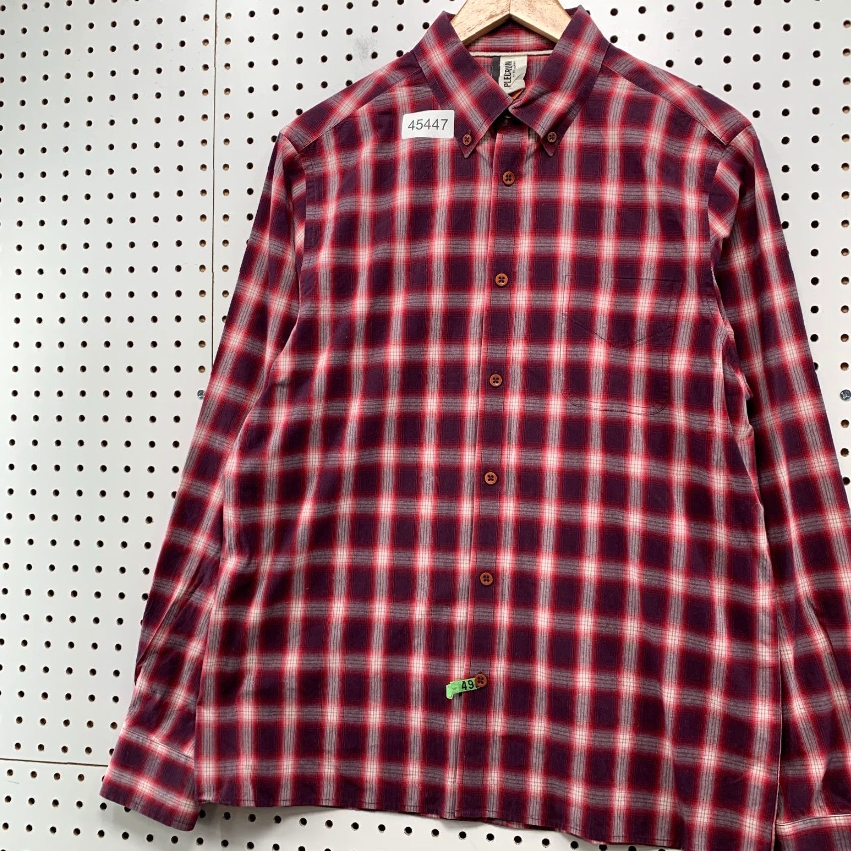 Ben Sherman Ben Sherman Button Shirt Mens Large Red Plectrum Long Sleeve Western Shirt Size US L / EU 52-54 / 3 - 3 Thumbnail