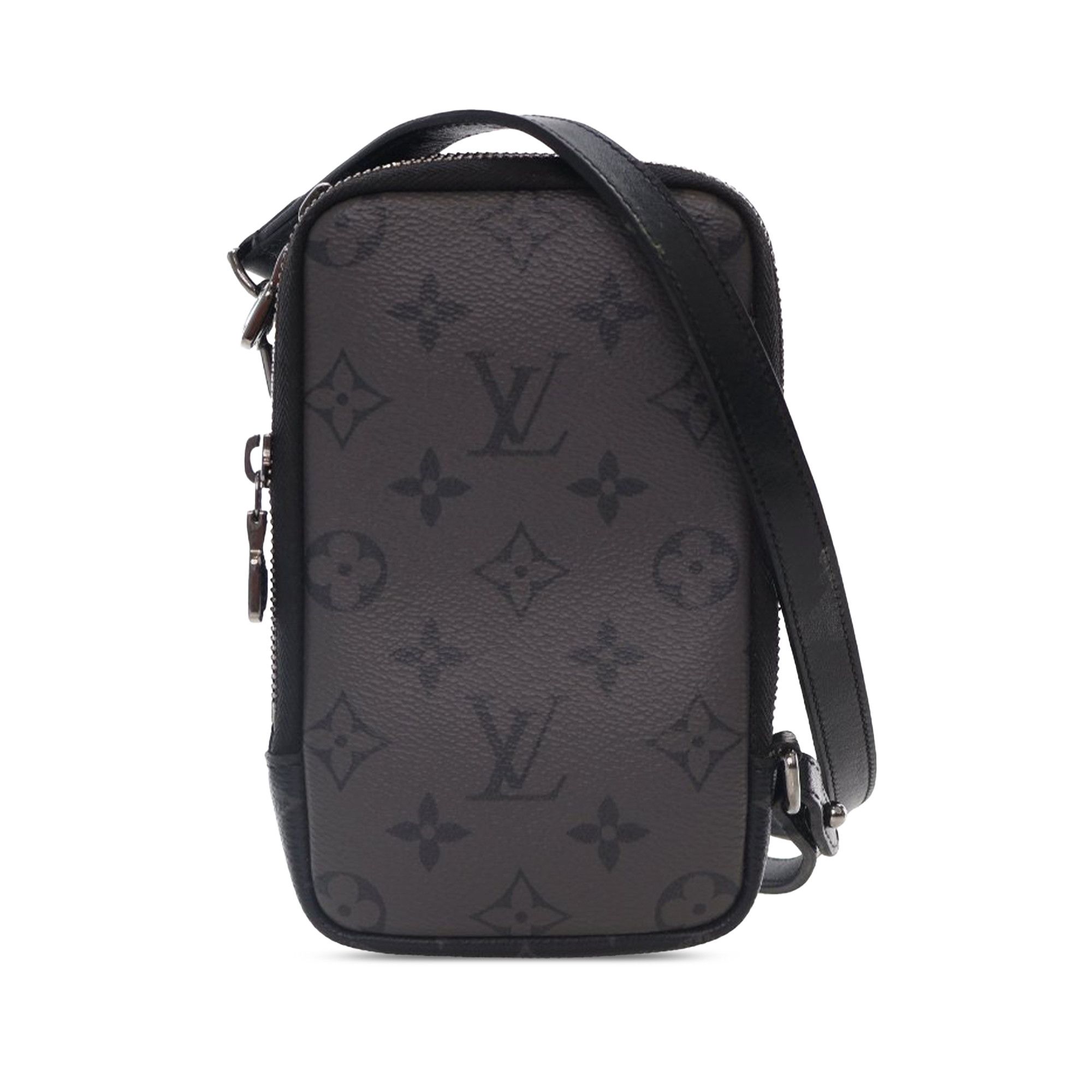 Louis Vuitton Louis Vuitton Monogram Eclipse Reverse Double Phone Pouch Size ONE SIZE - 1 Thumbnail