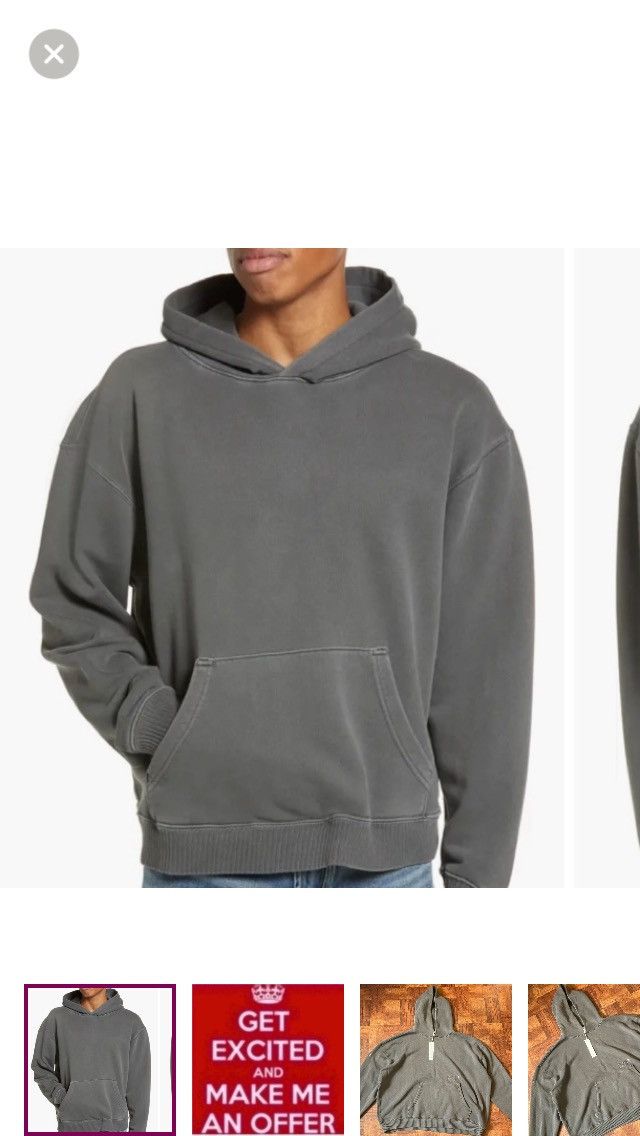 Elwood Elwood Core Oversized Cotton Brush Terry Hoodie XL Size US XL / EU 56 / 4 - 1 Thumbnail