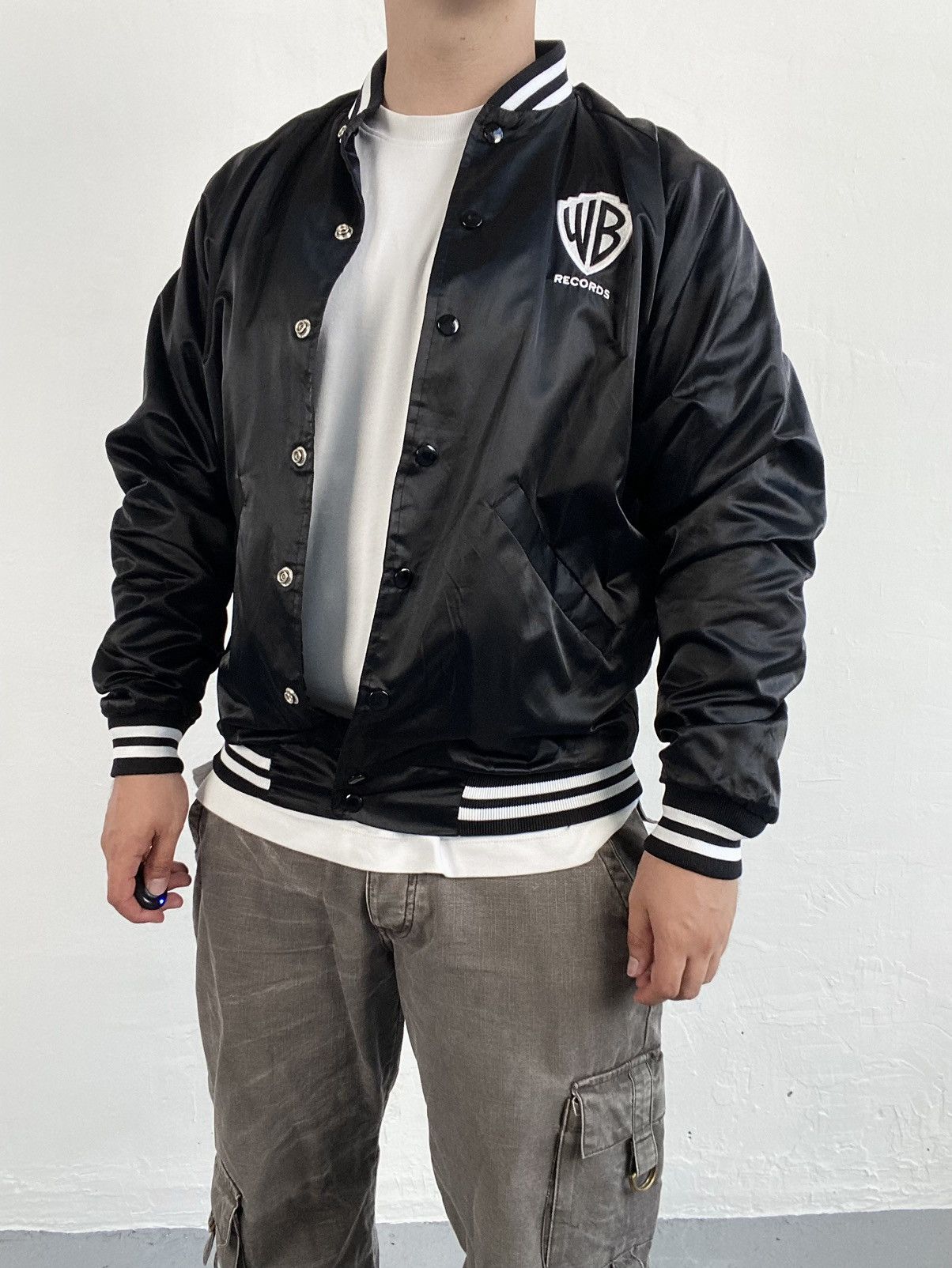 Vintage × Warner Bros Warner Bros Records Vintage Bomber Size US S / EU 44-46 / 1 - 4 Thumbnail