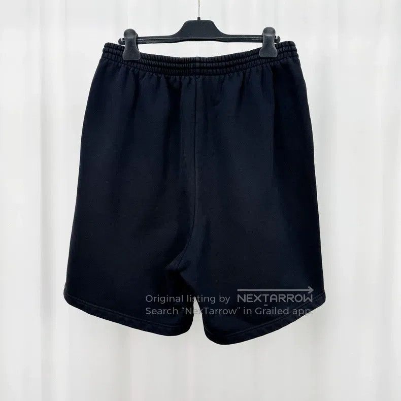 Balenciaga Balenciaga size S Black embroidered letter short Size US 27 - 2 Thumbnail