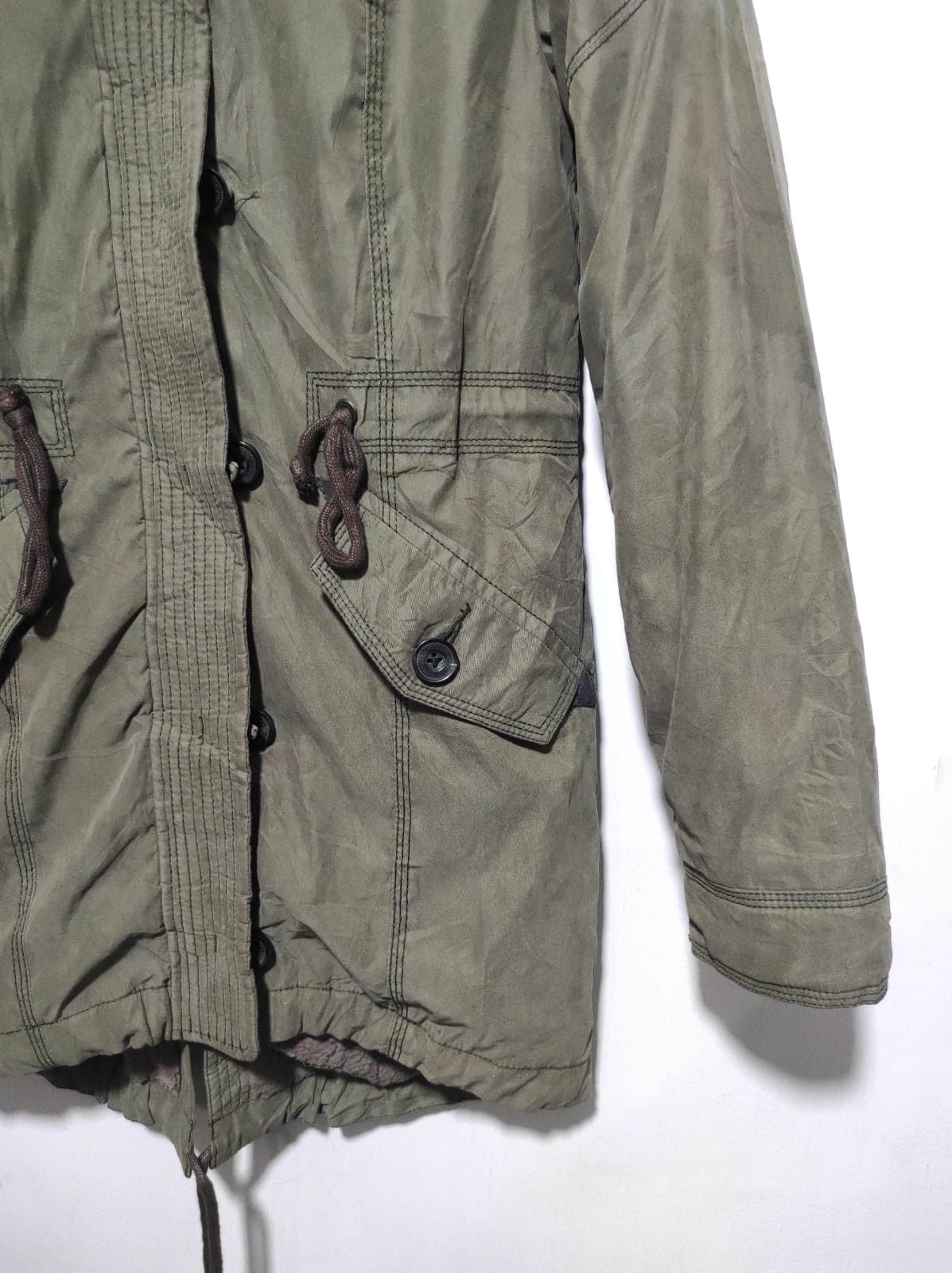 Abercrombie & Fitch Abercrombie & Fitch zip fur hoodie parka jacket LGB style Size XS / US 0-2 / IT 36-38 - 5 Thumbnail