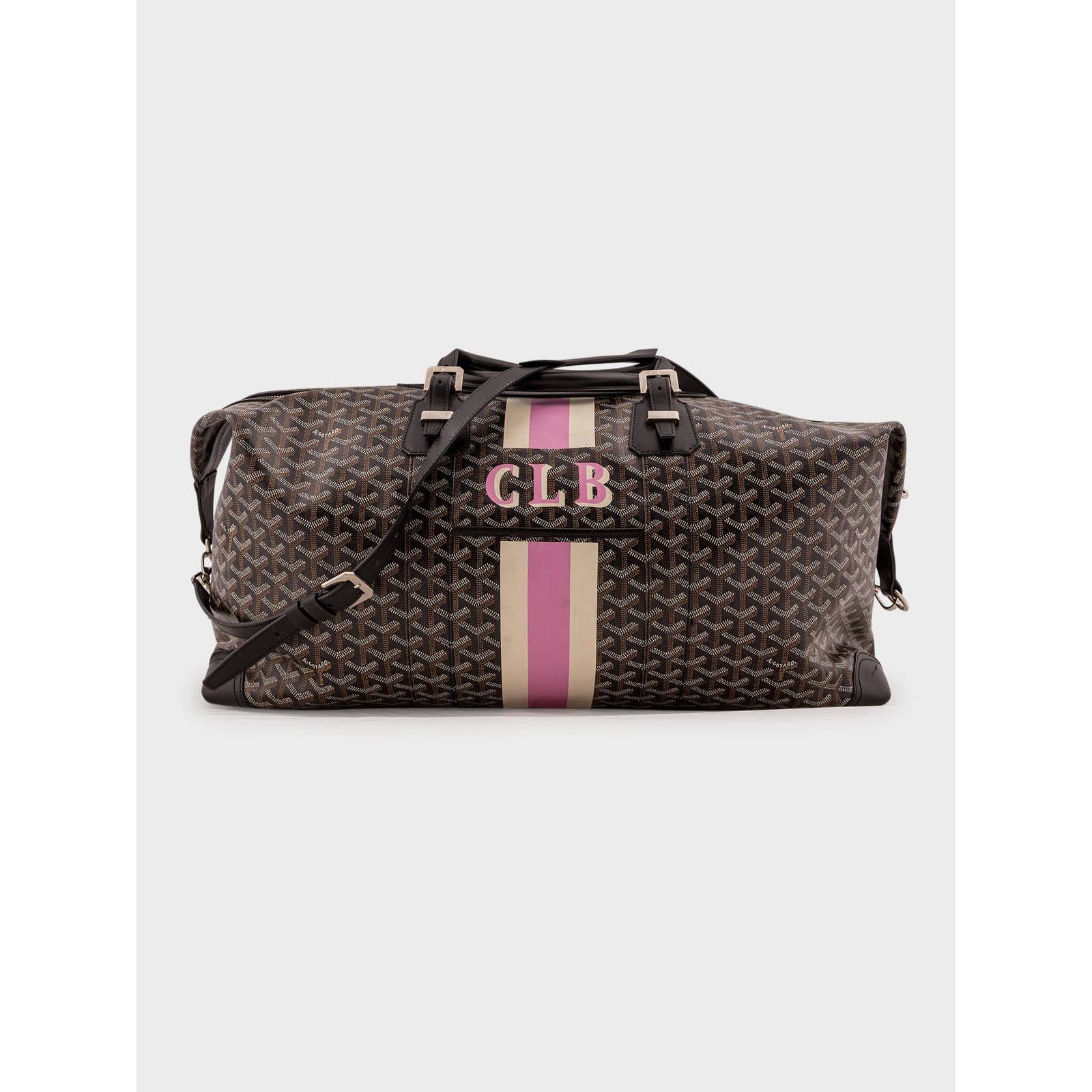 image of Goyard "certified Lover Boy" Boeing Duffle Bag in Black, Men's