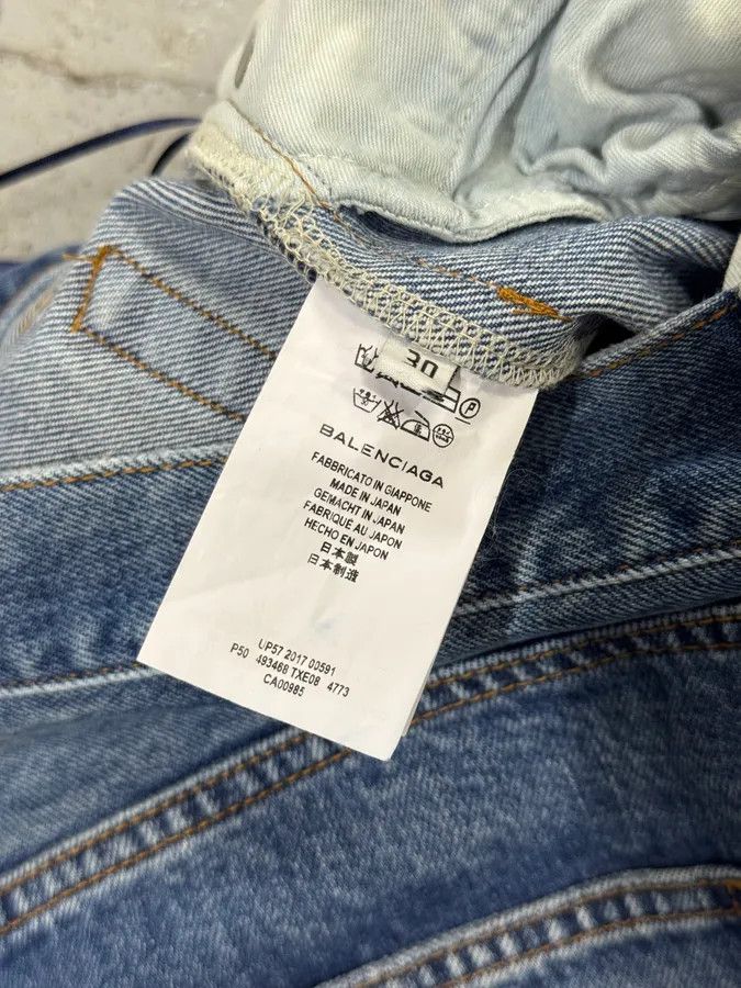 Balenciaga × Designer × Vintage SS2017 Balenciaga Blue Denim Jeans Size US 30 / EU 46 - 11 Thumbnail