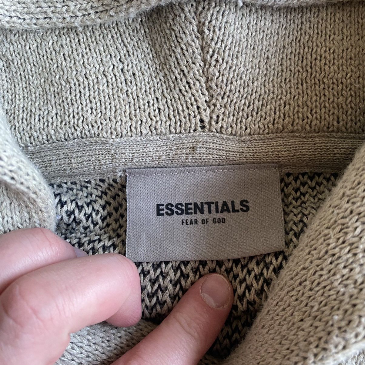 Fear of God Fear Of Good Essentials Knit Hoodie Size US L / EU 52-54 / 3 - 9 Thumbnail