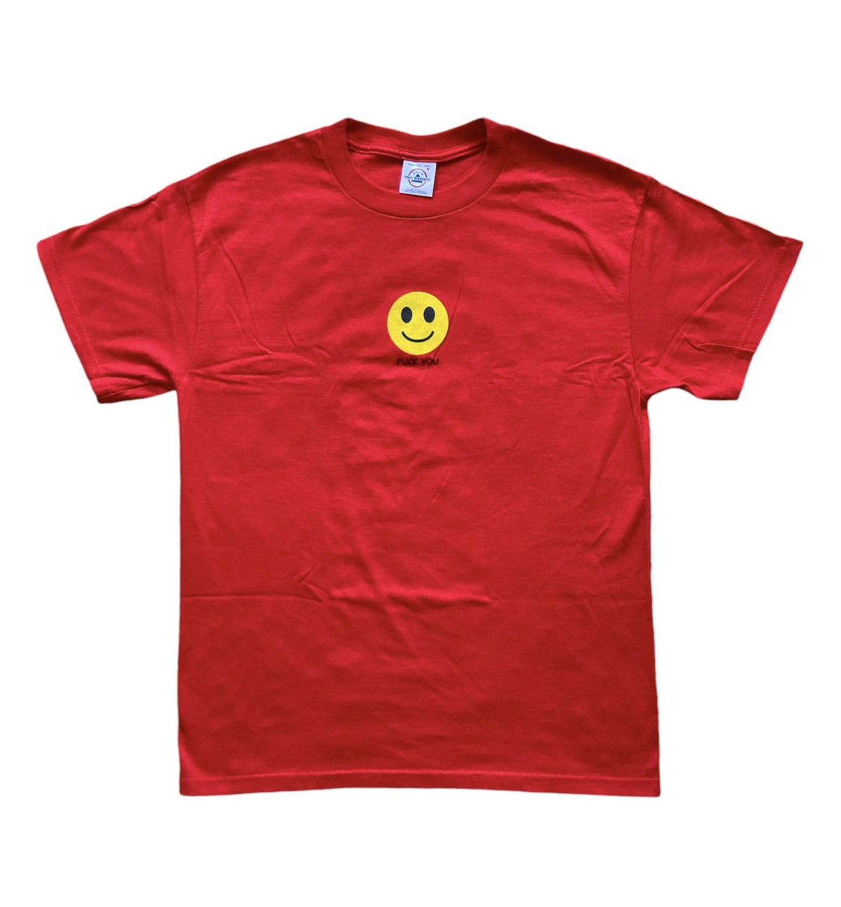 Vintage Vintage 90s Smiley Face F*ck You Tee VTG Delta Y2K Comedy Size US M / EU 48-50 / 2 - 3 Thumbnail