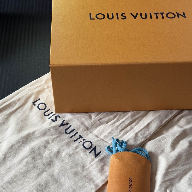 Louis Vuitton Louis Vuitton Tiffany Green Low-Top Sneakers -2508 Size US 8.5 / EU 41-42 - 6 Thumbnail