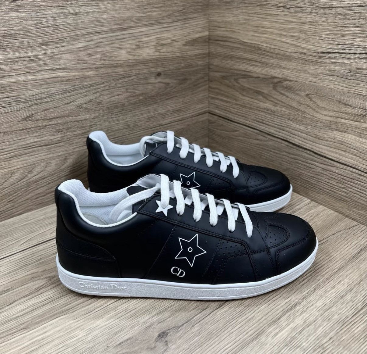 Dior Dior Star Black and White German Trainers J41 Size US 6.5 / IT 36.5 - 3 Thumbnail