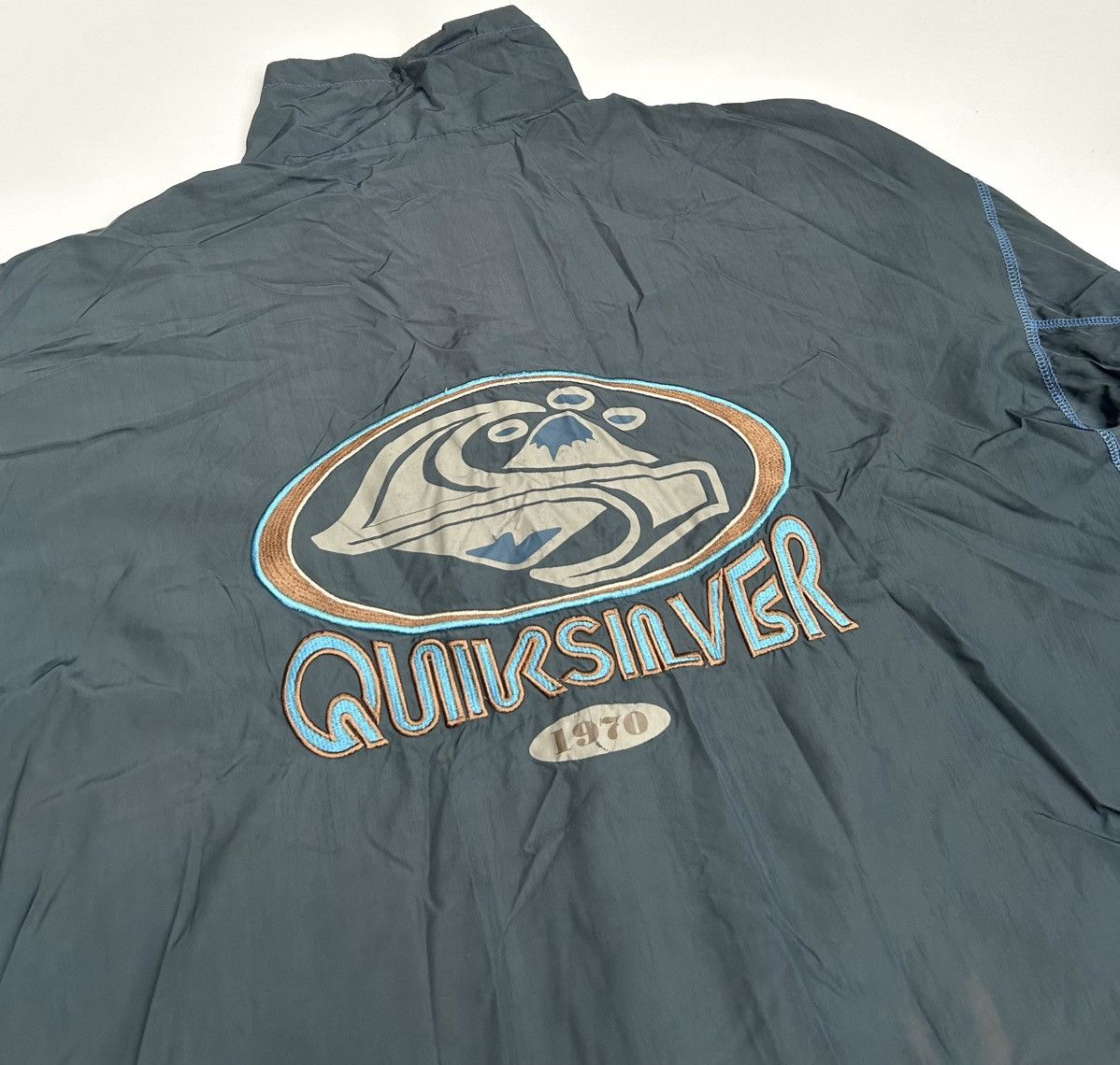Quiksilver × Vintage Vintage 90’s Quiksilver Embroidered Logo Coach Jacket Size US XL / EU 56 / 4 - 3 Thumbnail