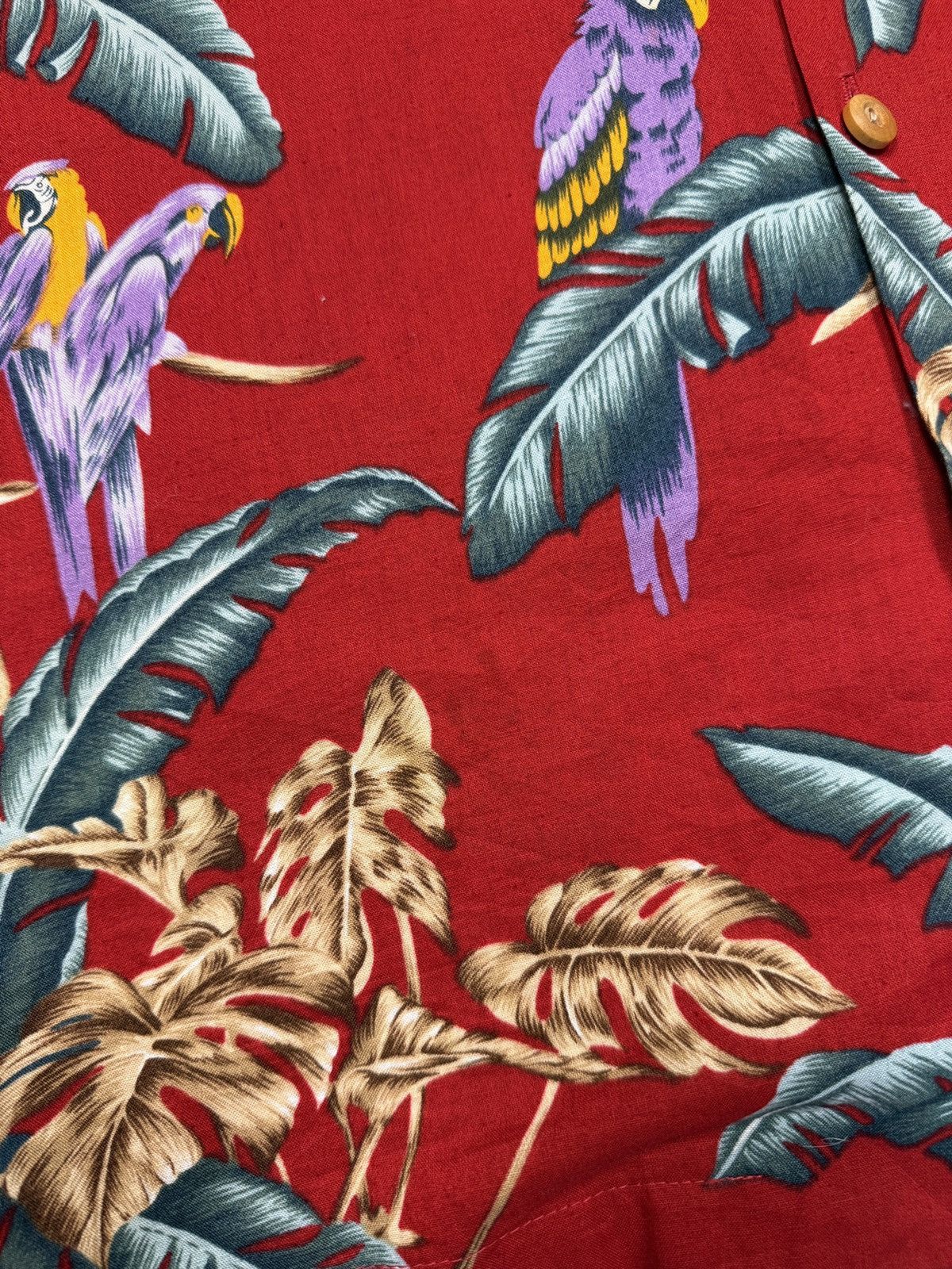 Other Paradise Found Parrot Hawaiian Shirt Magnum PI VTG 80s 90s Size US XL / EU 56 / 4 - 7 Thumbnail