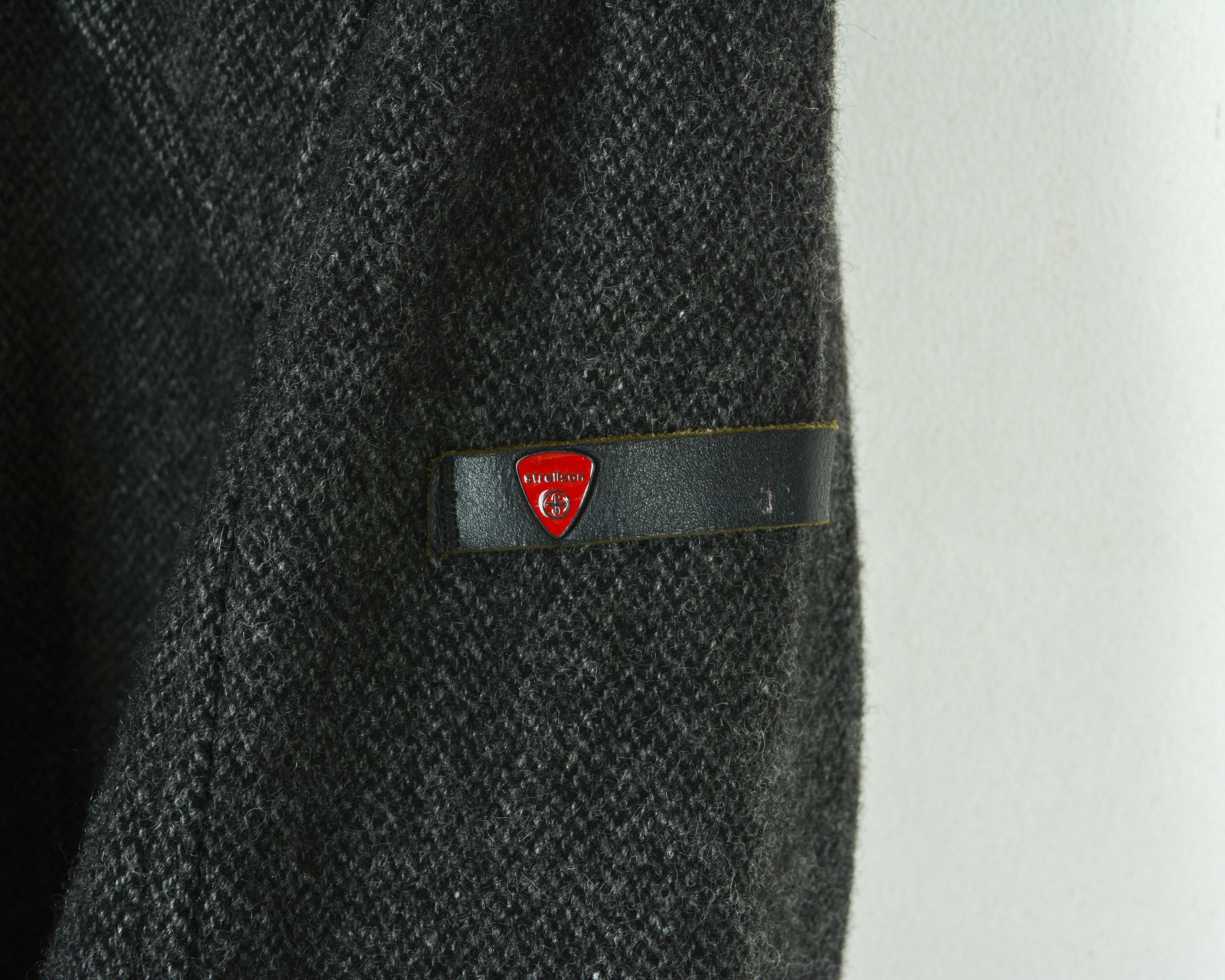 Strellson UK 40 US Virgin Wool Pea Over Coat Tweed Jacket EU 50 M Size US M / EU 48-50 / 2 - 3 Thumbnail