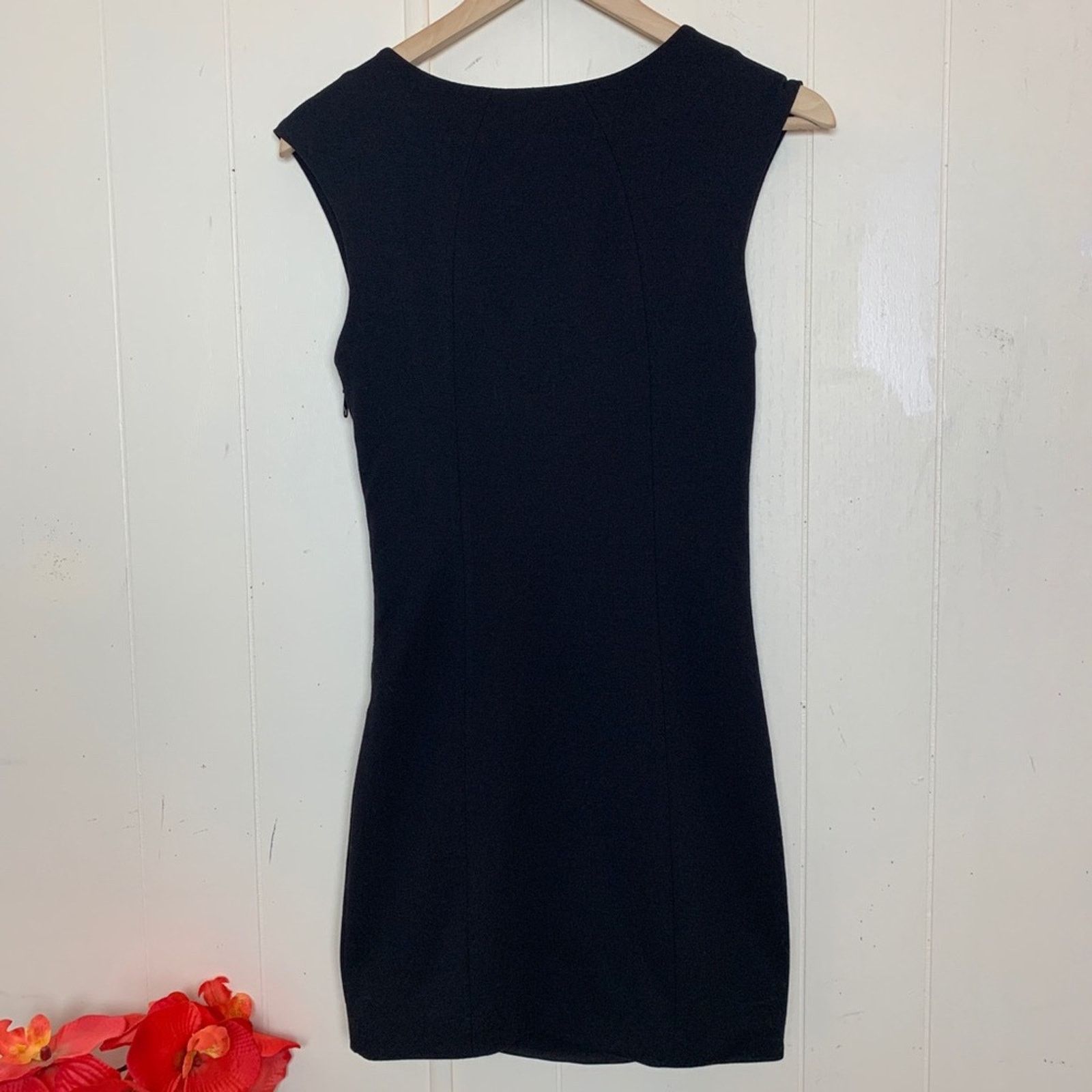 Guess Guess Black Front Gathered Panel Body Con Dress Womens Small Size S / US 4 / IT 40 - 5 Thumbnail