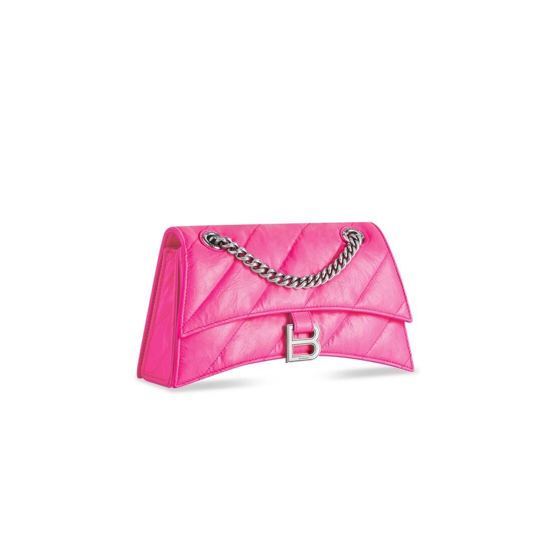 Balenciaga o1tr1nto0525 Size: OS / Crush Small Chain Bag Quilted Pink Size ONE SIZE - 2 Thumbnail
