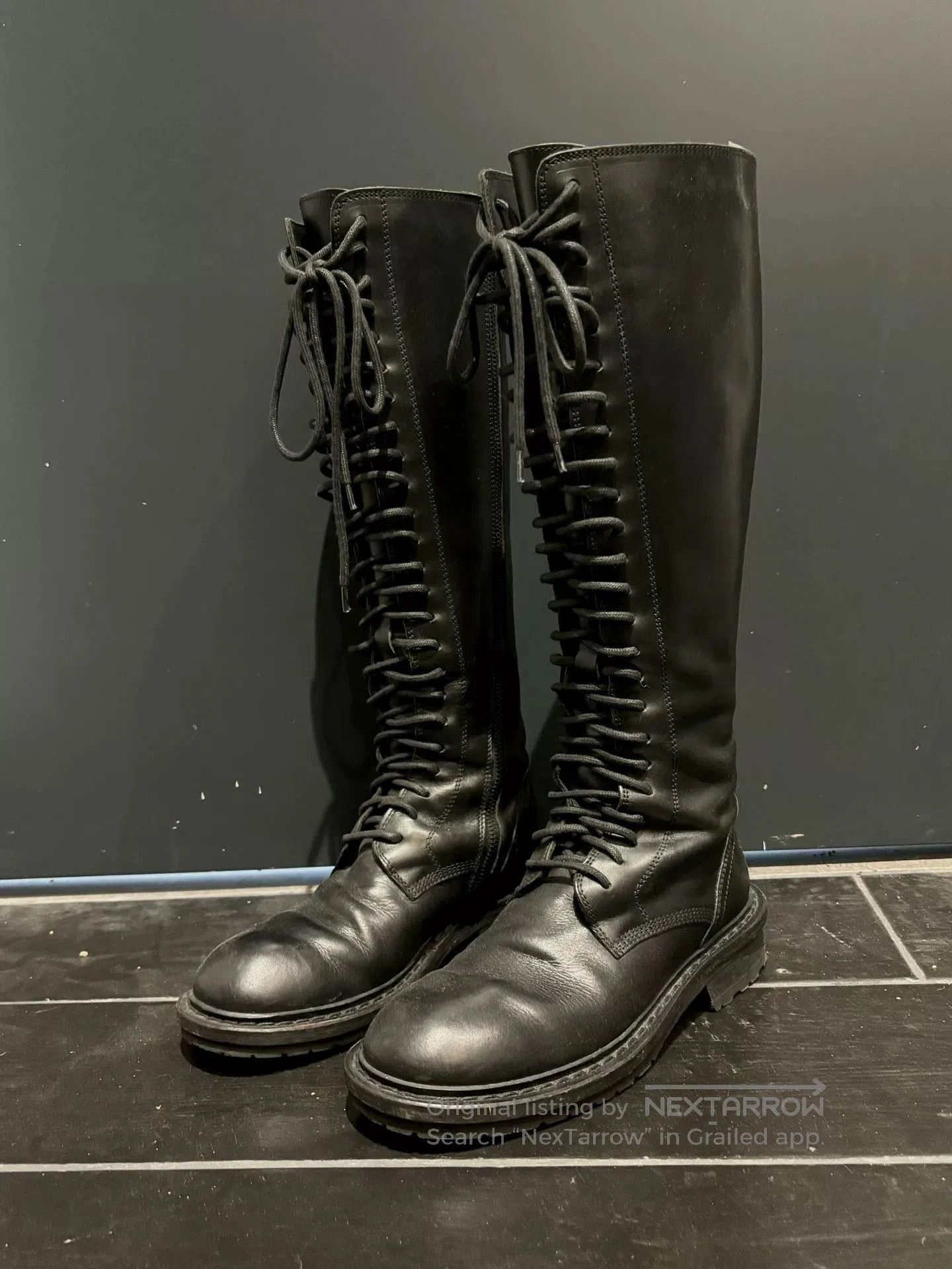 Ann Demeulemeester ann demeulemeester high-leg martin boots. Size US 6 / IT 36 - 1 Thumbnail
