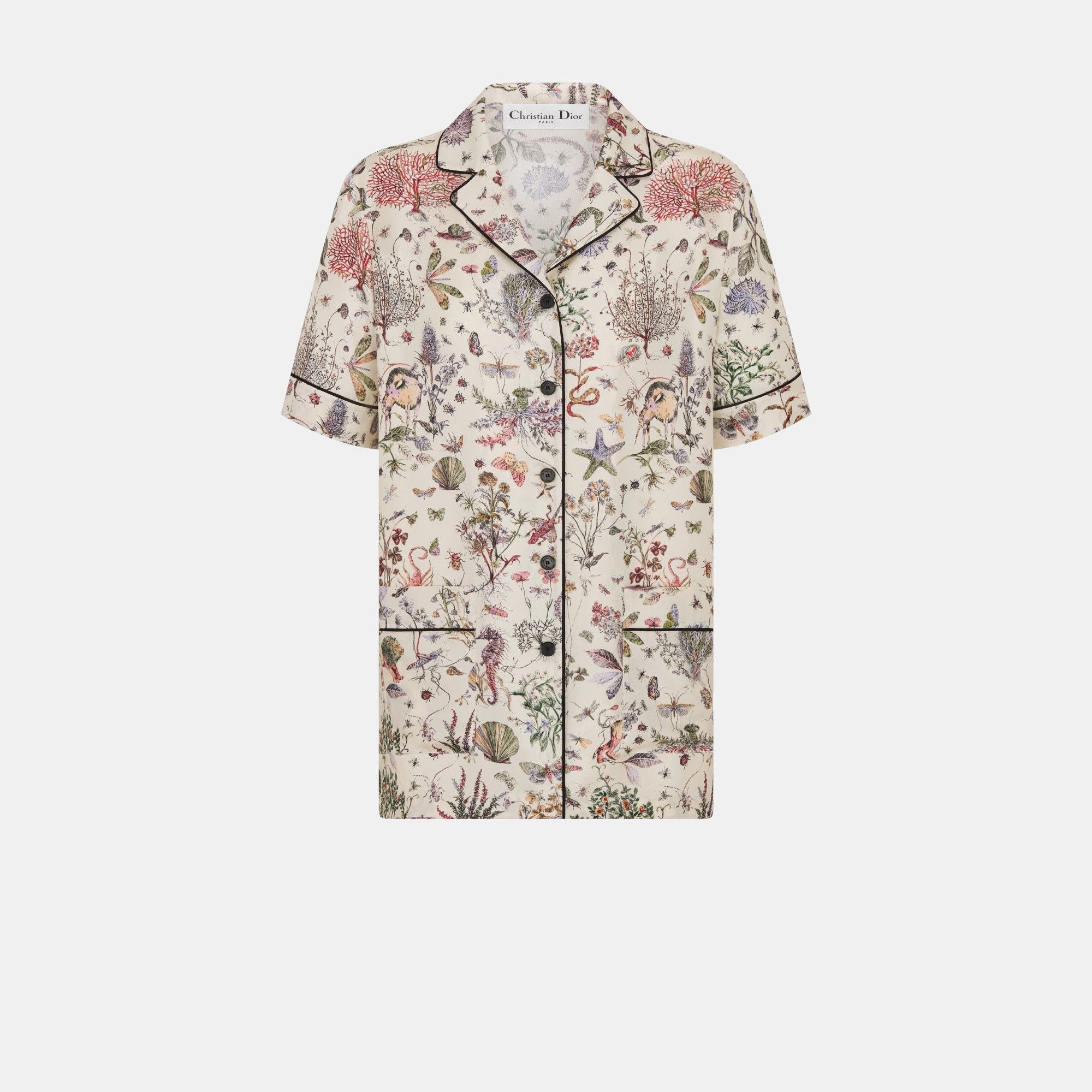 Dior o1bcso1str0126 Button Ups in Silk Size L / US 10 / IT 46 - 1 Thumbnail