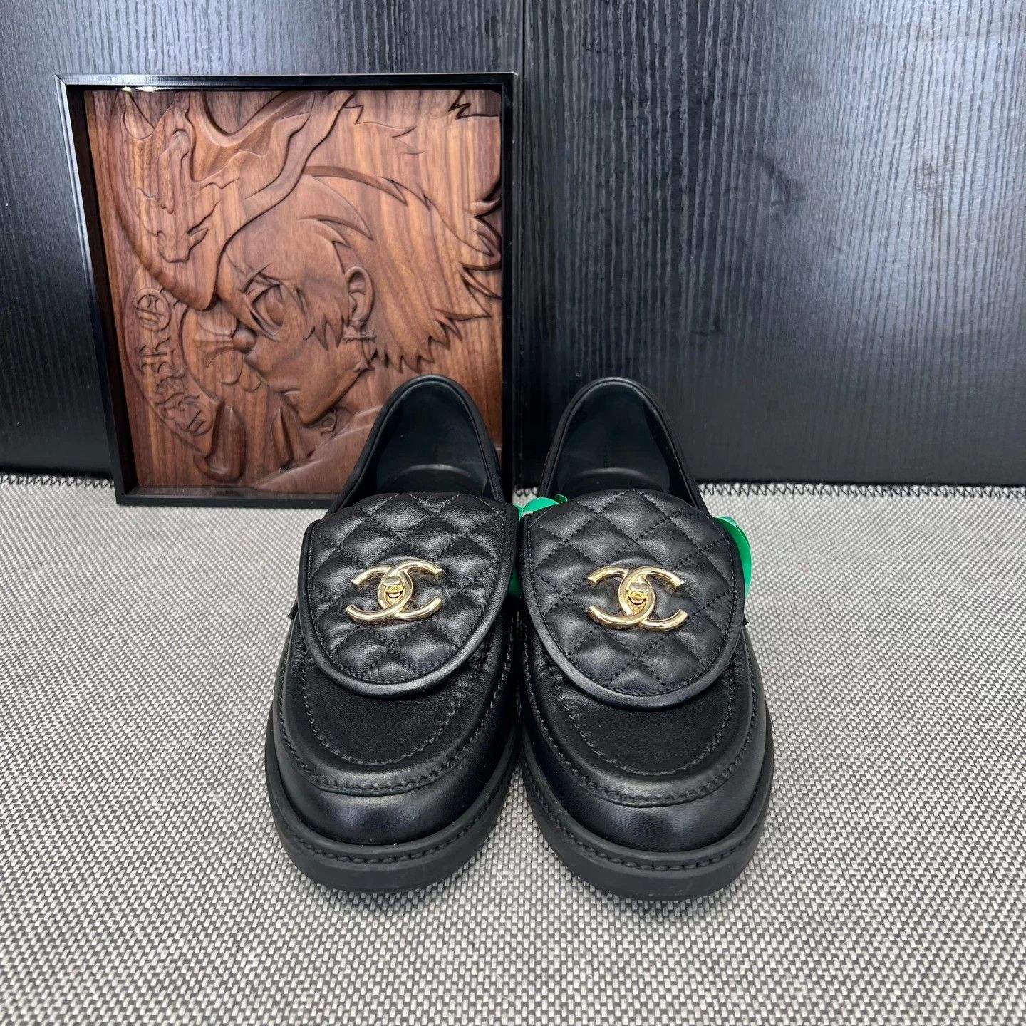 Chanel Chanel Flap Lambskin Loafers 38 Near New Size US 7 / IT 37 - 4 Thumbnail