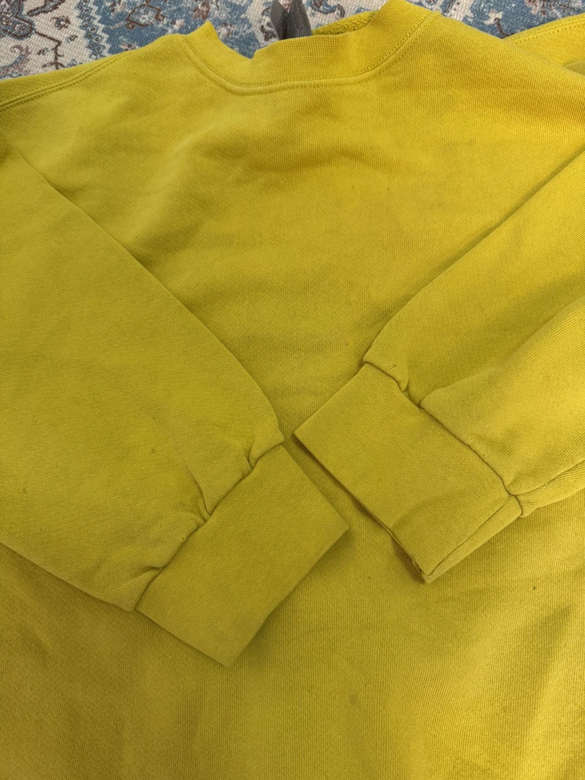 Nike Vintage 2000s Nike Yellow Sweatshirt Size US XL / EU 56 / 4 - 6 Thumbnail