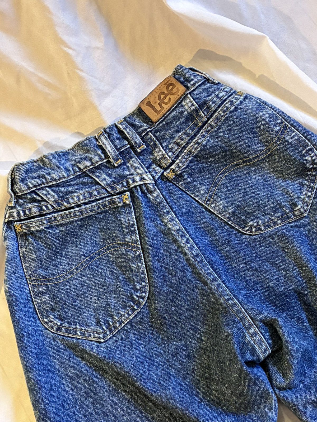 Lee Vintage Lee High Rise Tapered Mom Jeans Size 30" / US 8 / IT 44 - 6 Thumbnail
