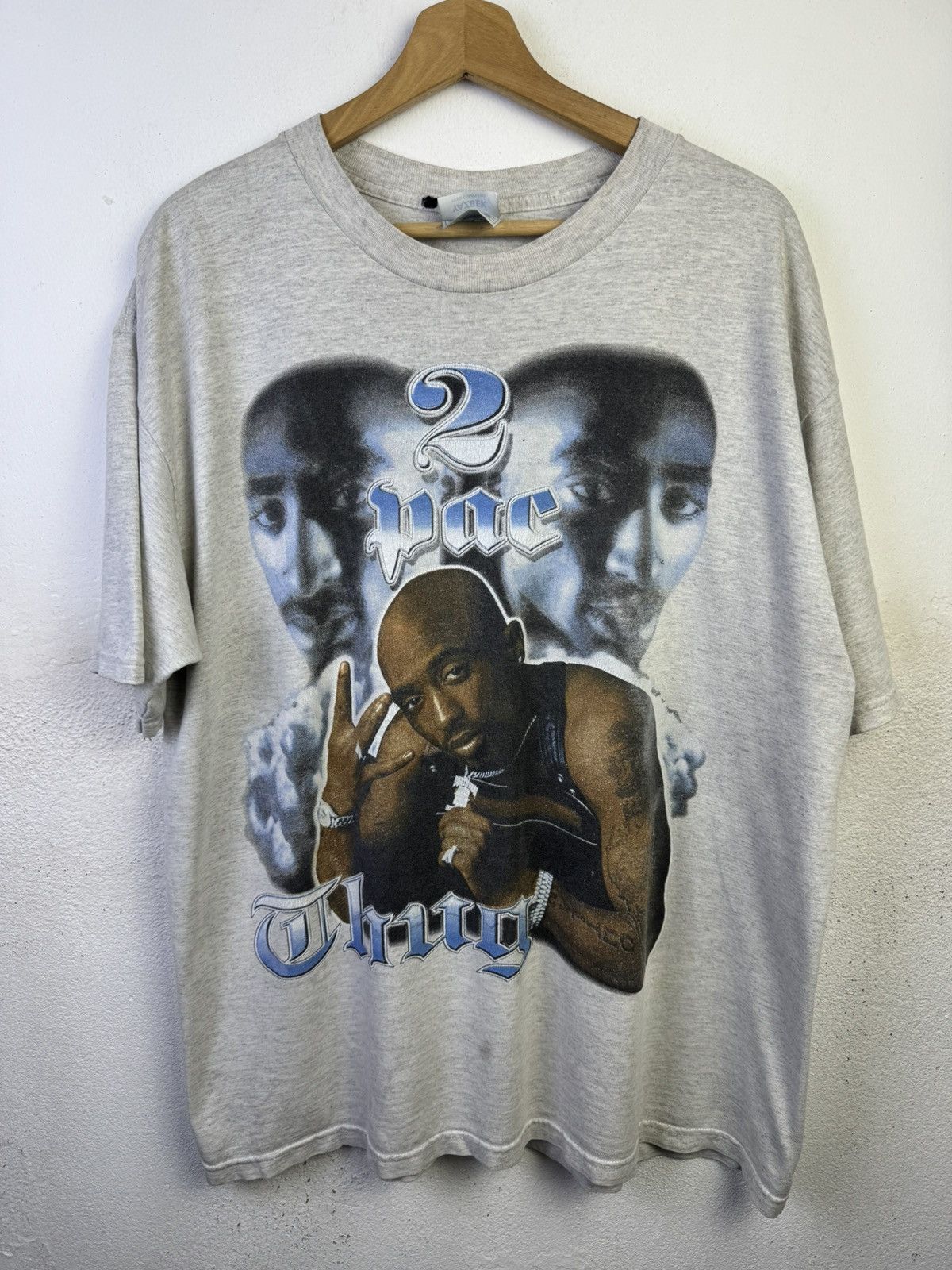 Rap Tees Vintage Tupac Shakur Raptees Size US XL / EU 56 / 4 - 1 Thumbnail