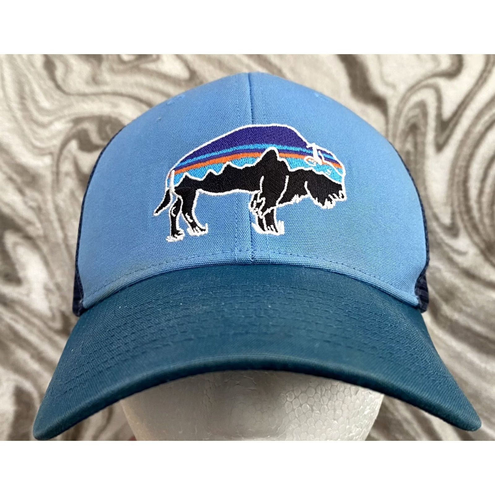 Patagonia Patagonia Trucker Hat Radar Blue Adjustable Size ONE SIZE - 2 Thumbnail
