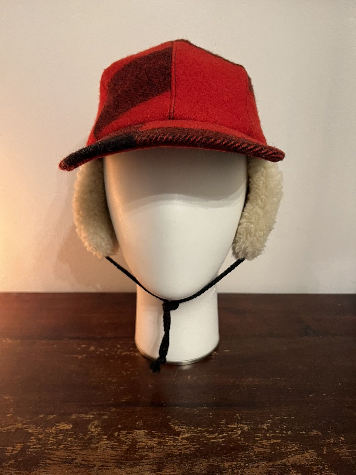 Filson CC Filson Buffalo Plaid Double Wool Mackinaw Trapper Cap Size ONE SIZE - 6 Thumbnail