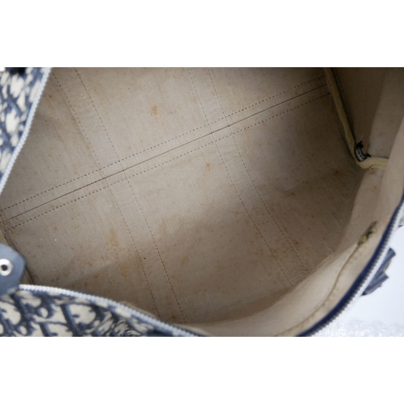 Dior Christian Dior Beige Trotter Monogram Duffle Bag Size ONE SIZE - 13 Thumbnail