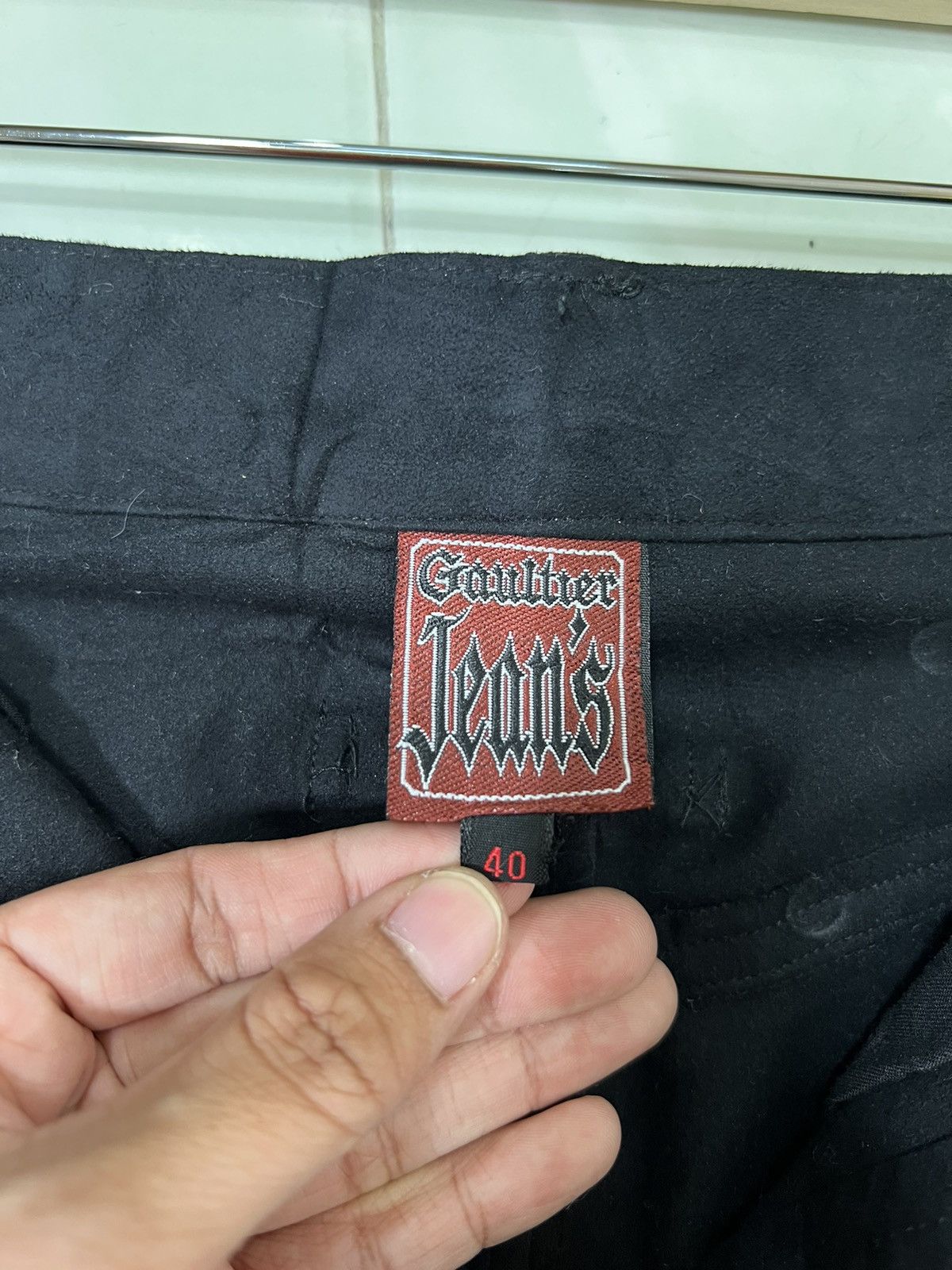 Jean Paul Gaultier 🔥 1990s JEAN PAUL GAULTIER JEANS SUEDE FUR RABBIT SKIRTS Size 28" / US 6 / IT 42 - 10 Thumbnail