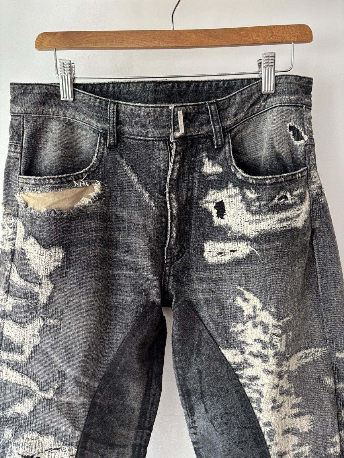 わい　givenchy 22fw boro moleskin jeans Givenchy FW22 boro moleskin jeans by Matthew Williams