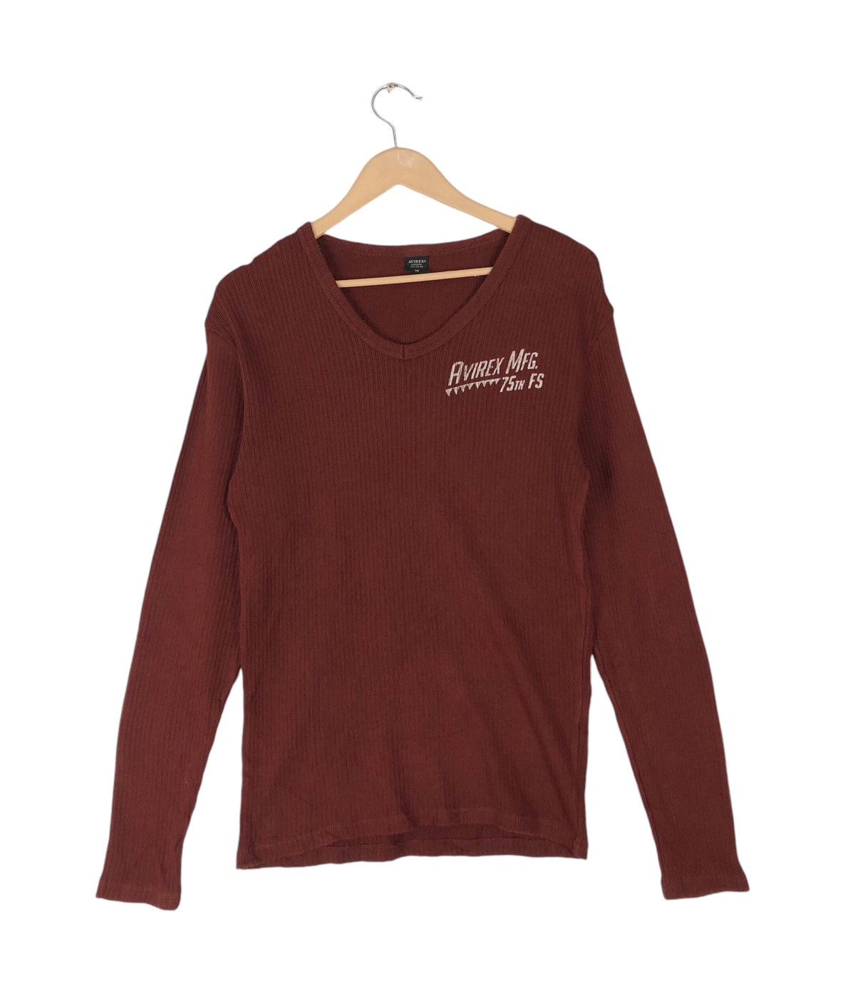 Avirex × Japanese Brand Avirex Tiger Sharks Stretch Cotton Longsleeve T Shirt Size US M / EU 48-50 / 2 - 2 Thumbnail