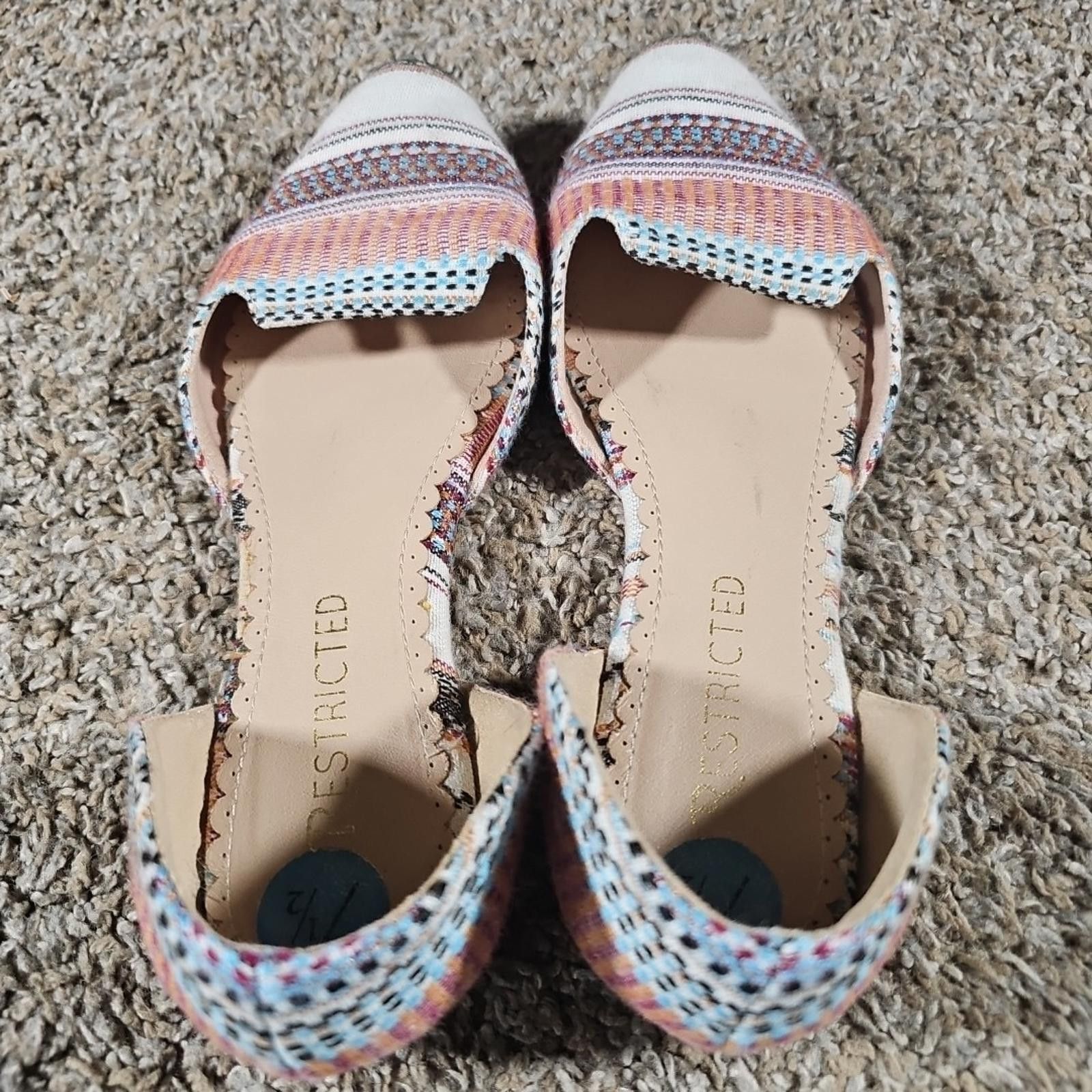 Restricted Restricted Womens Ballet Flats 7.5 Boho Casual Travel Shoes Size US 7.5 / IT 37.5 - 4 Thumbnail