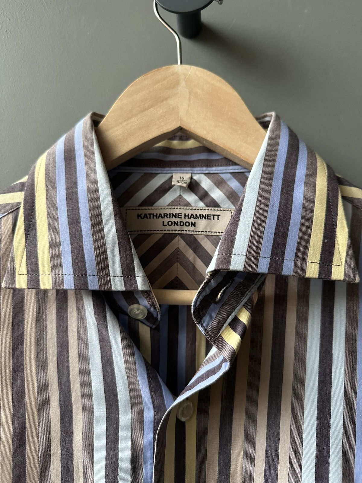 Katharine Hamnett London Katharine Hamnett London Striped Shirt Size US M / EU 48-50 / 2 - 3 Thumbnail