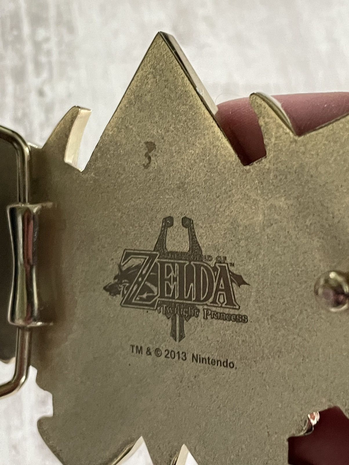 Japanese Brand × Nintendo Vintage The Legend Of Zelda Nintendo Belt Black Metal Logo Size ONE SIZE - 3 Thumbnail