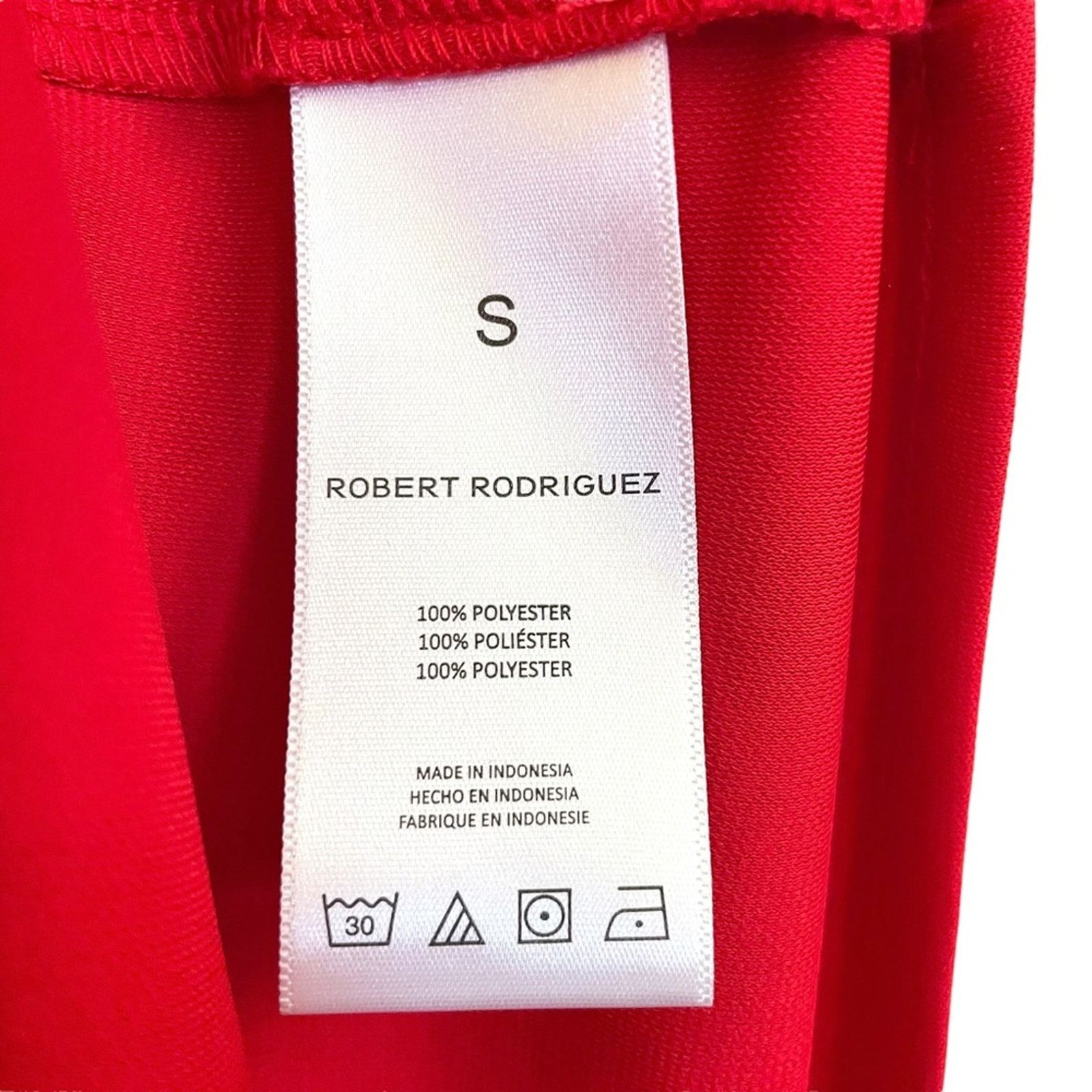Robert Rodriguez Robert Rodriguez Tyler Red Drape Back Sleeveless Top Blouse Size S / US 4 / IT 40 - 5 Thumbnail