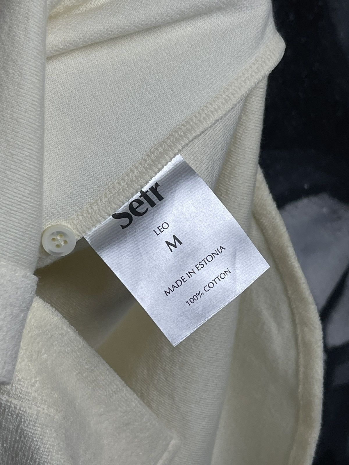 Sefr SEFR Leo Vanilla White Shirt Button Up Men’s Size M Size US M / EU 48-50 / 2 - 9 Thumbnail