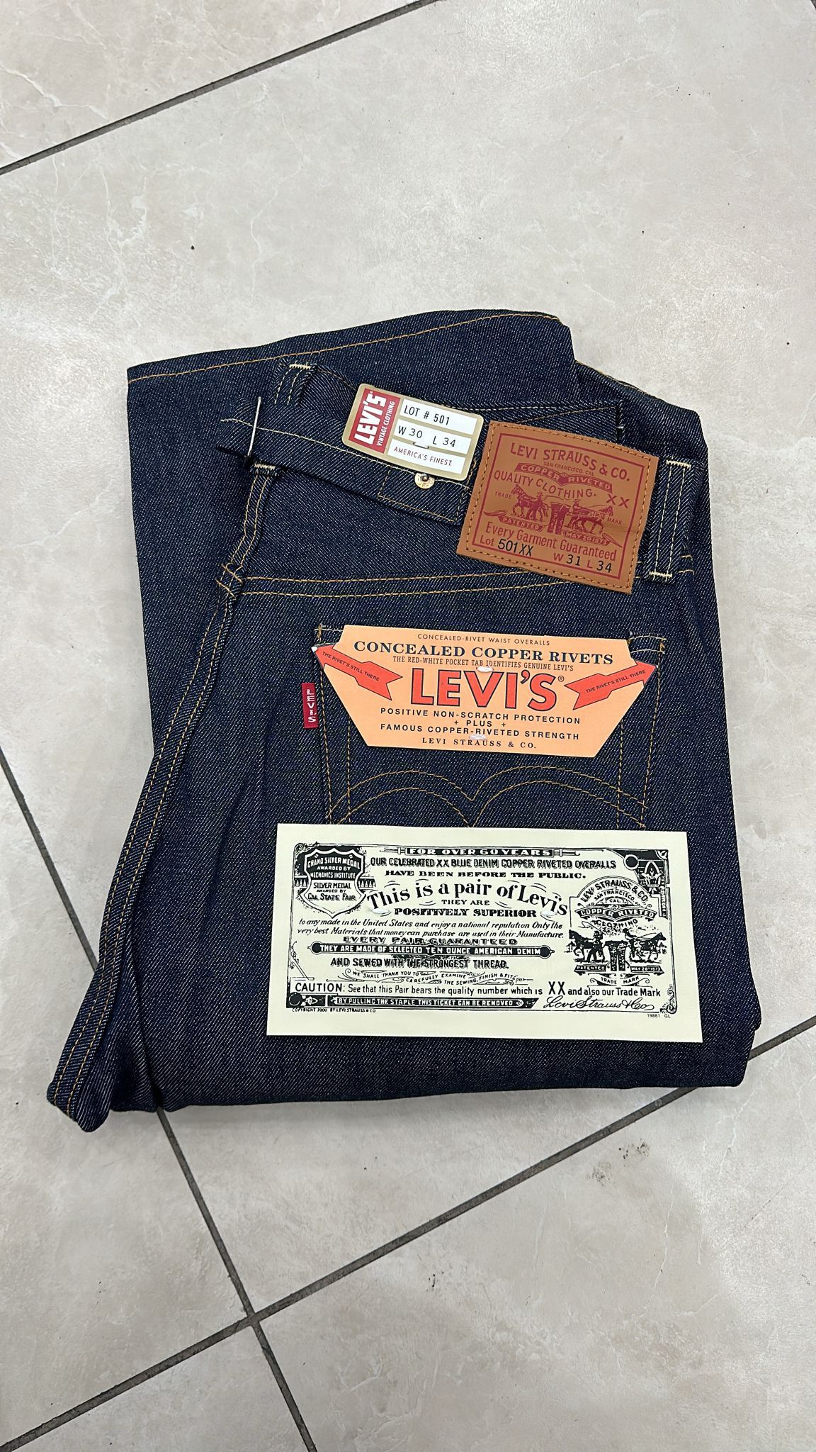 Levi's Vintage Clothing Levi's Vintage Clothing 501XX 1937 Model