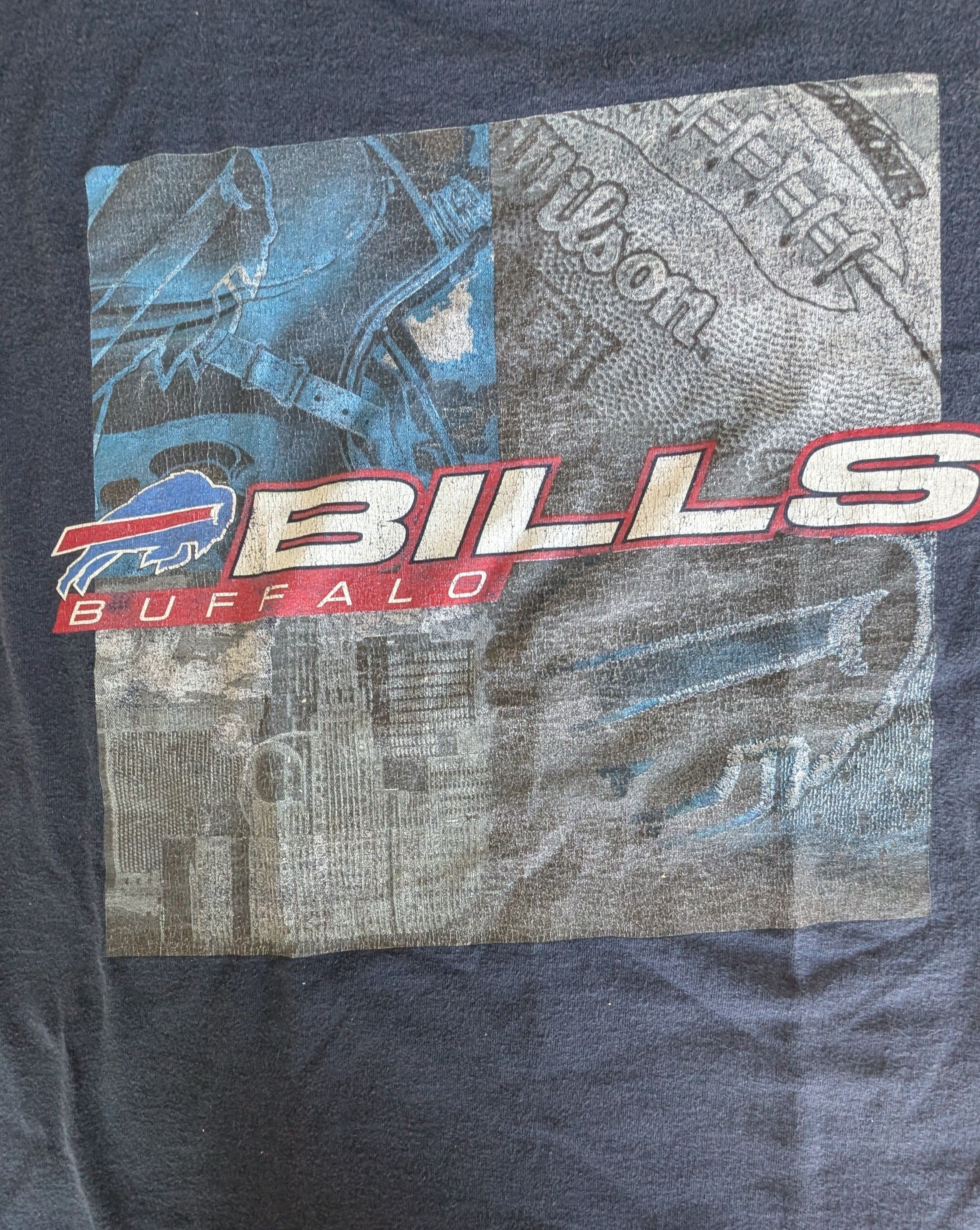 NFL Buffalo Bills T-shirt NFL Vintage 2000's Men's Medium Size US M / EU 48-50 / 2 - 2 Thumbnail