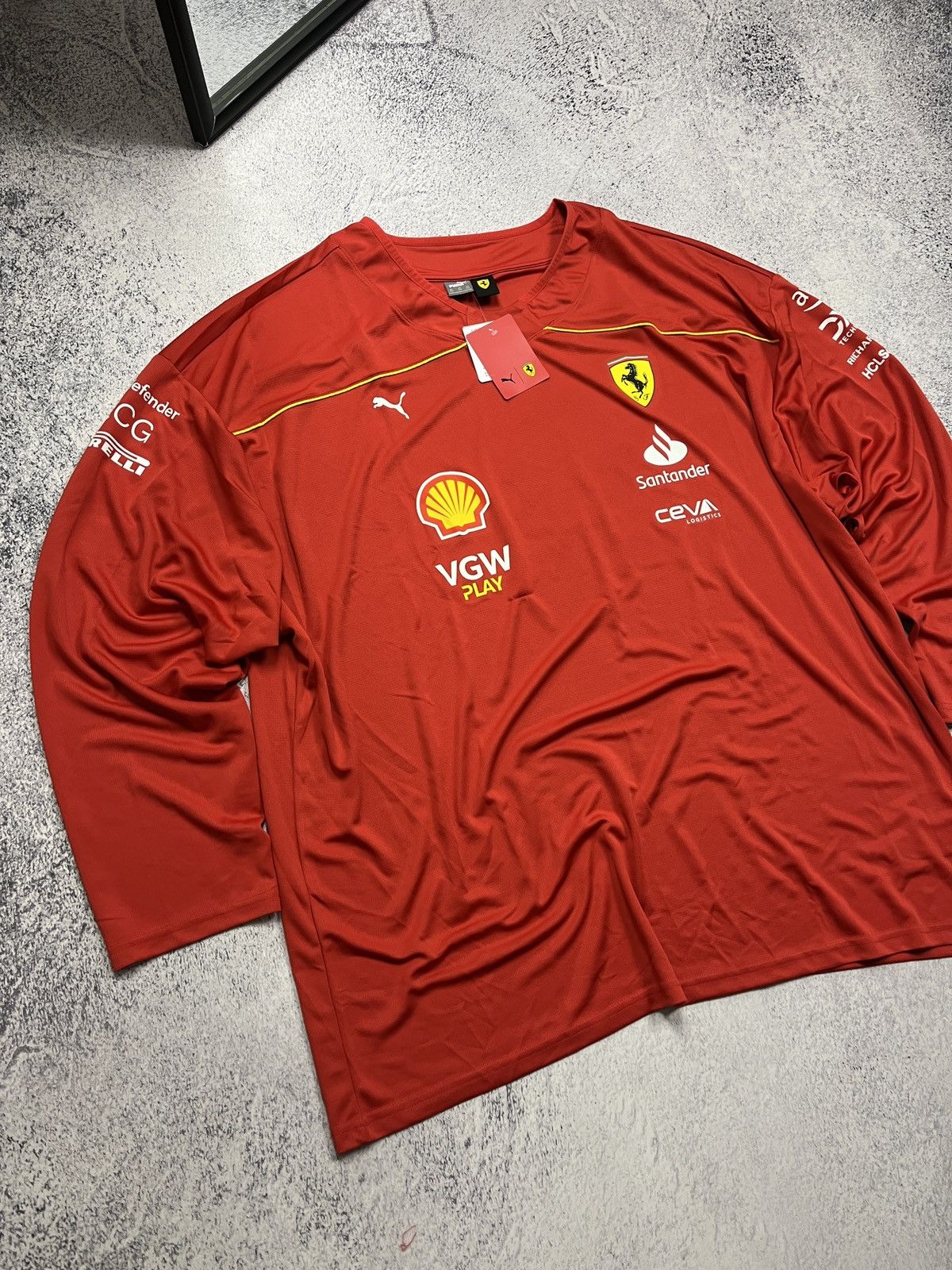 Puma Puma Scuderia Ferrari Charles Leclerc Hockey Jersey F1 2024 Size US XXL / EU 58 / 5 - 2 Thumbnail