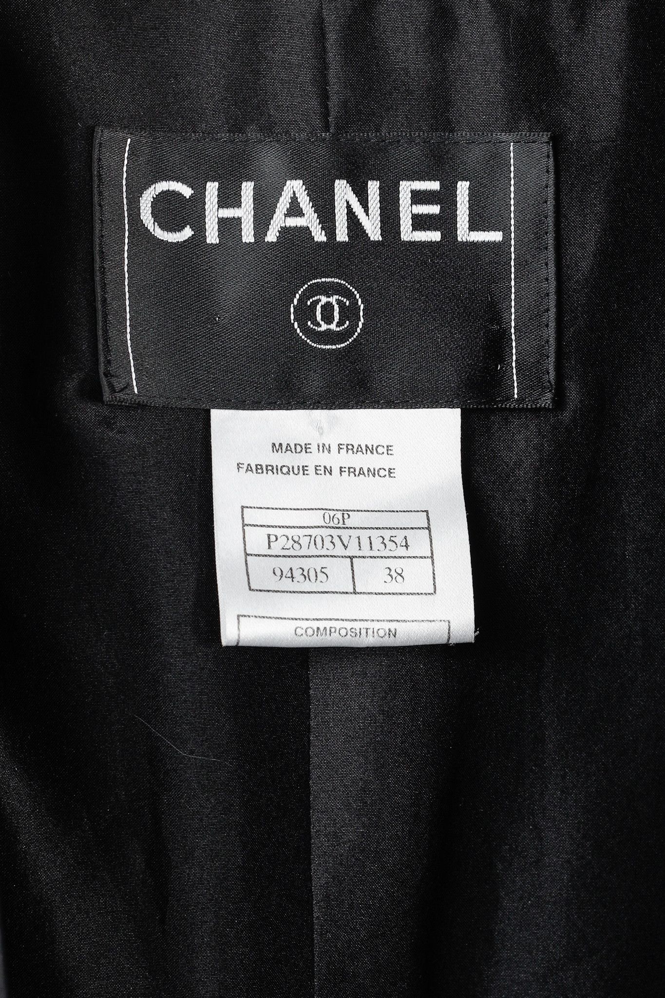 Chanel Chanel SS/06 RTW Runway Black Silk Taffeta Tie-Front Jacket Size S / US 4 / IT 40 - 4 Thumbnail